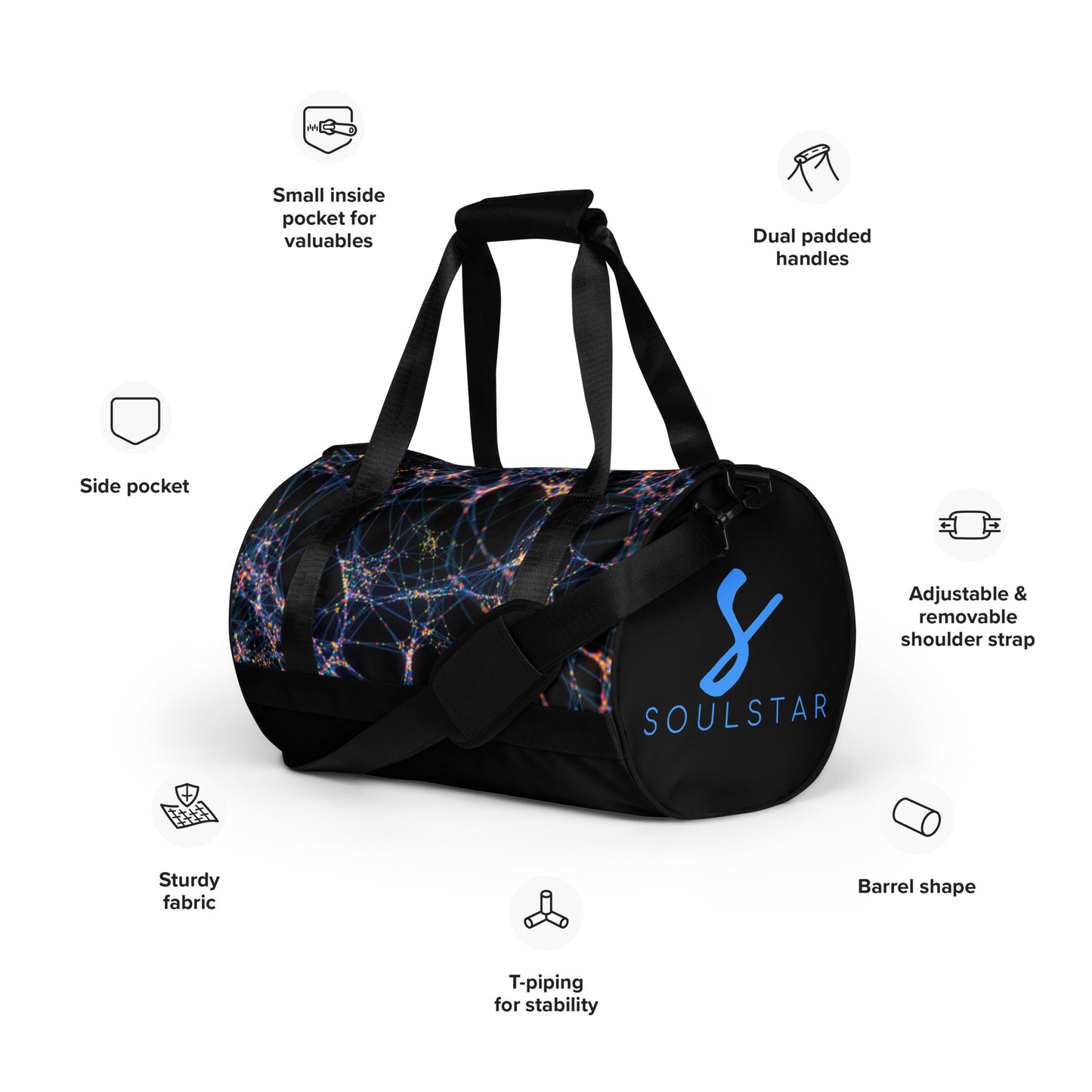 Luxe Soulstar Starburst Gym Bag