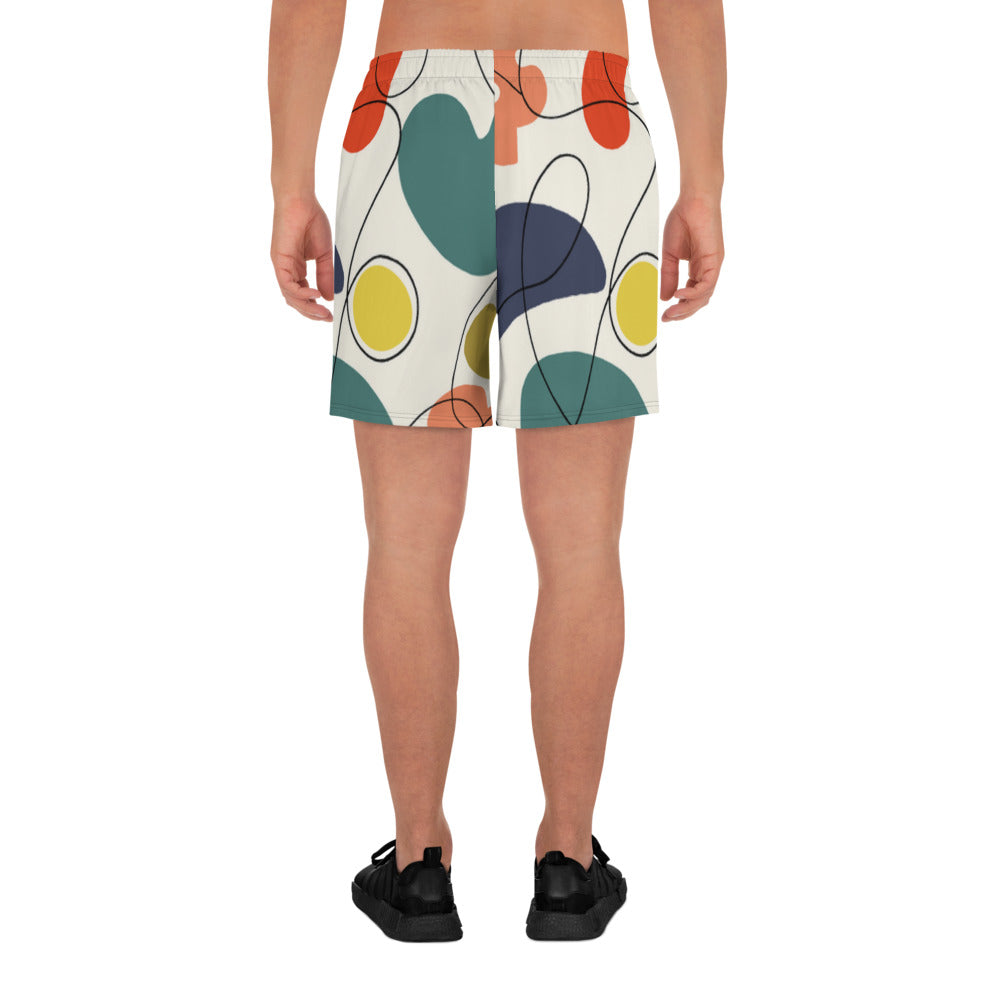 Luxe Soulstar Men's Scribble Athletic Shorts