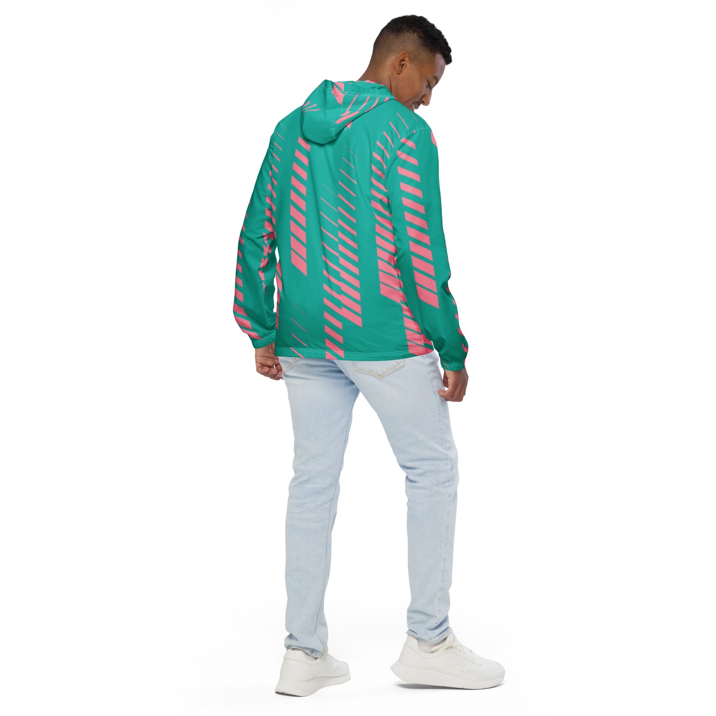 Luxe Soulstar Men’s Kiwi Strawberry Windbreaker