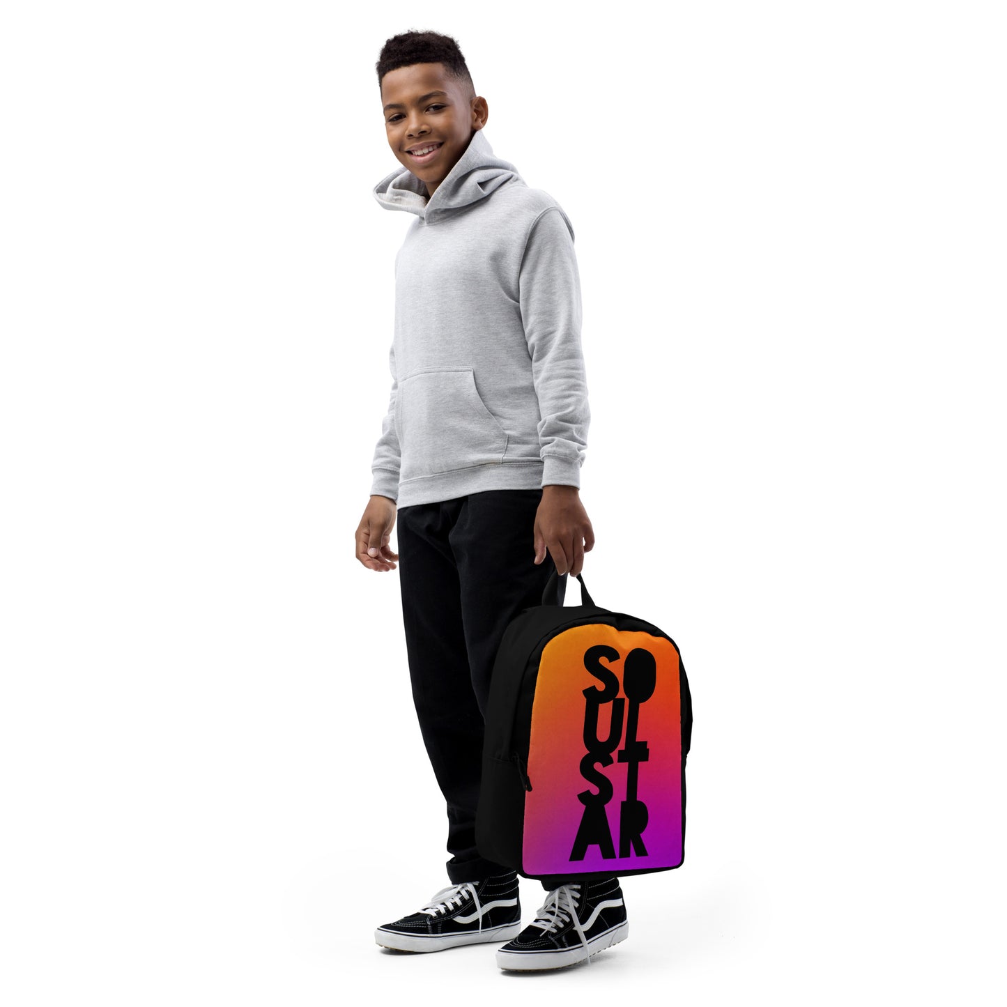 Luxe Soulstar Gradient to Black Minimalist Backpack