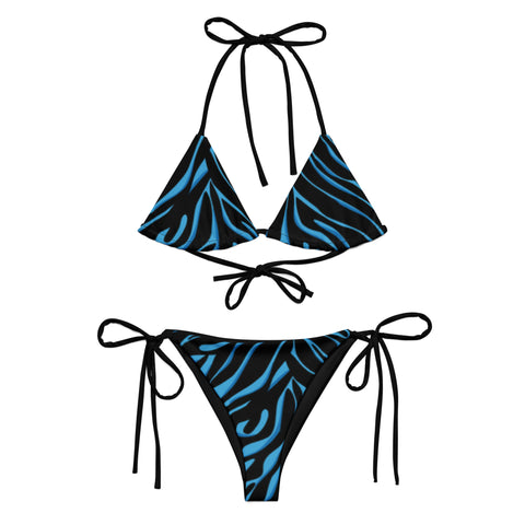 Luxe Soulstar Blue Waves String Bikini