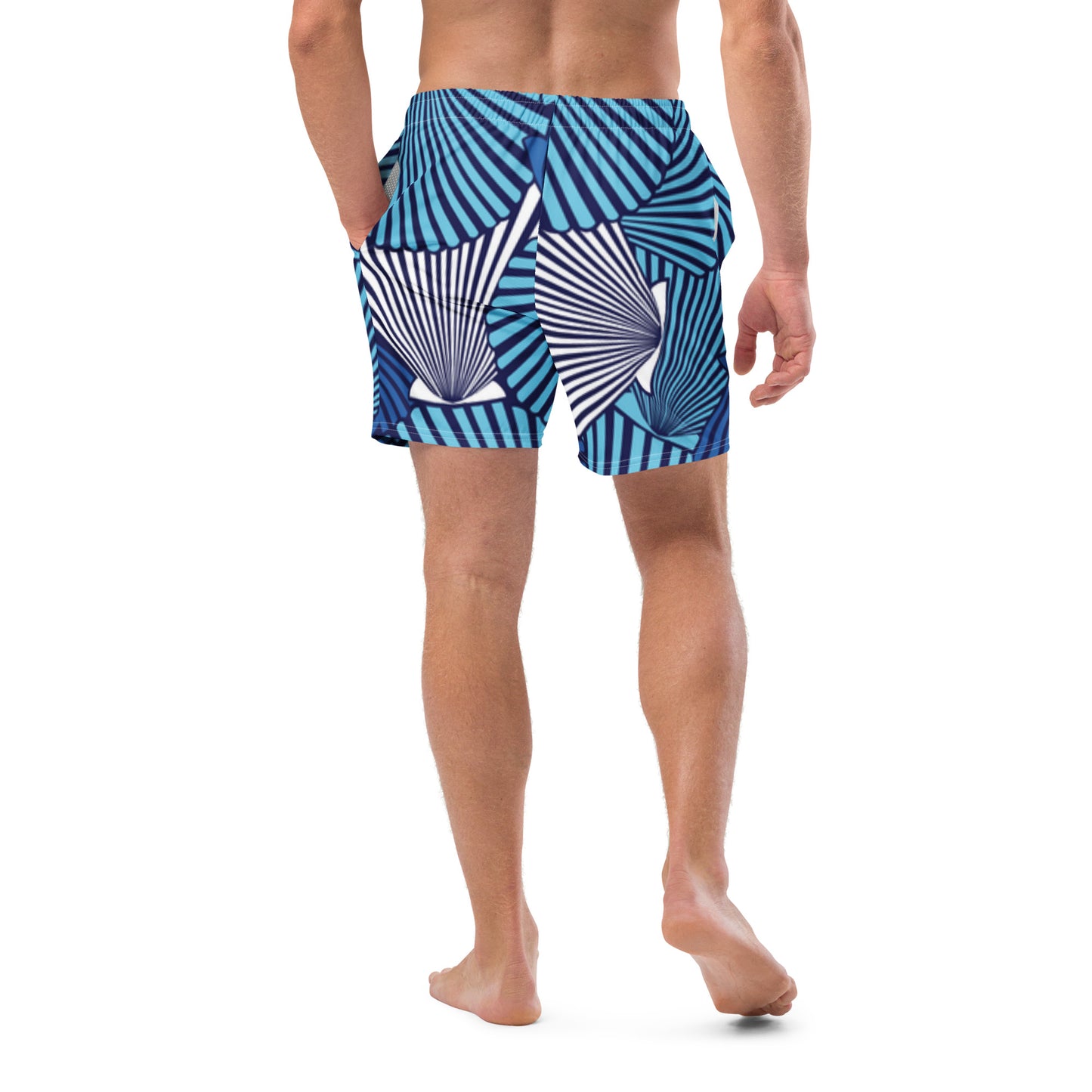 Luxe Soulstar Men's Sea Shells Swim Trunks
