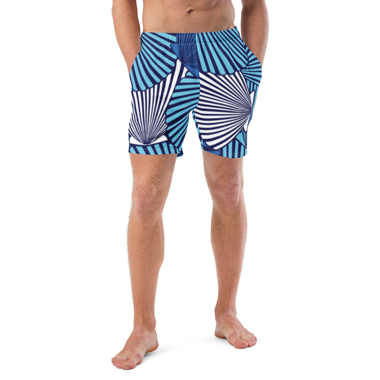 Luxe Soulstar Men's Sea Shells Swim Trunks