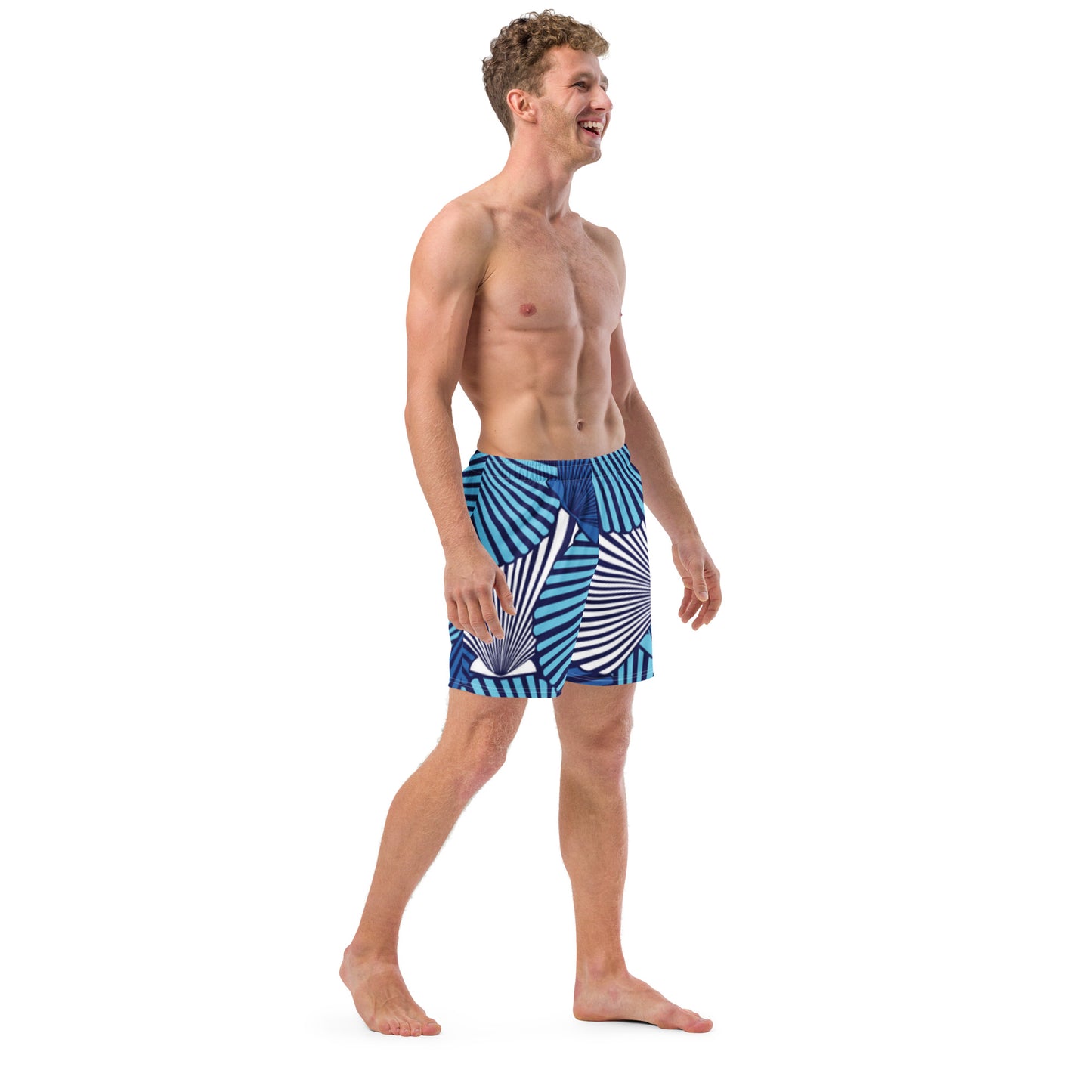 Luxe Soulstar Men's Sea Shells Swim Trunks