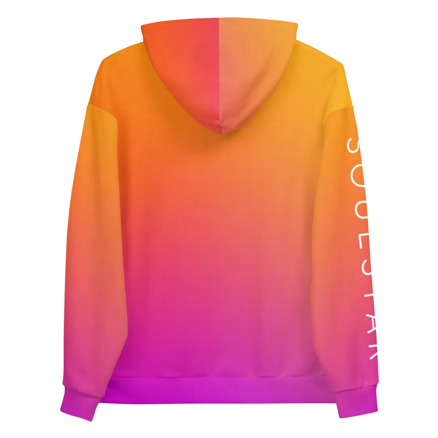 Luxe Soulstar Men's Gradient to White Hoodie