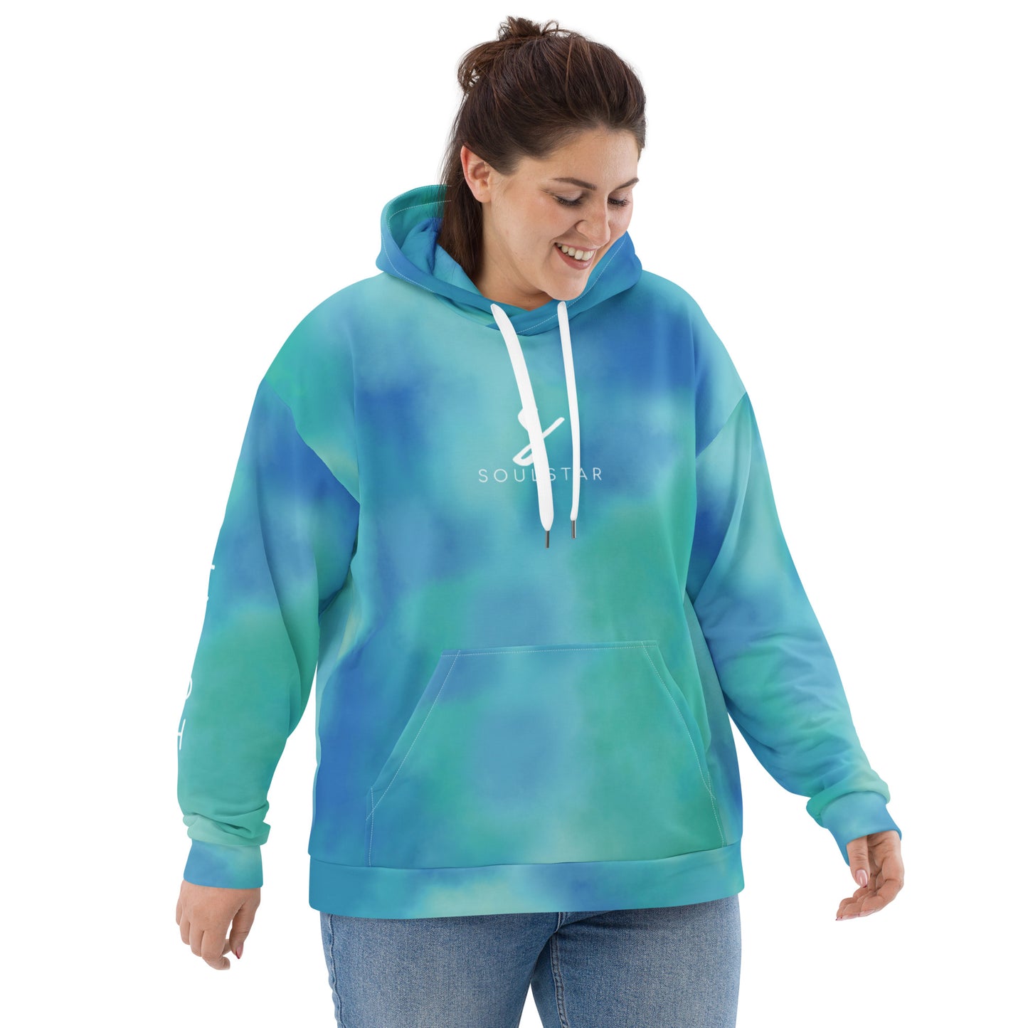 Luxe Soulstar Women's Aqua Hoodie