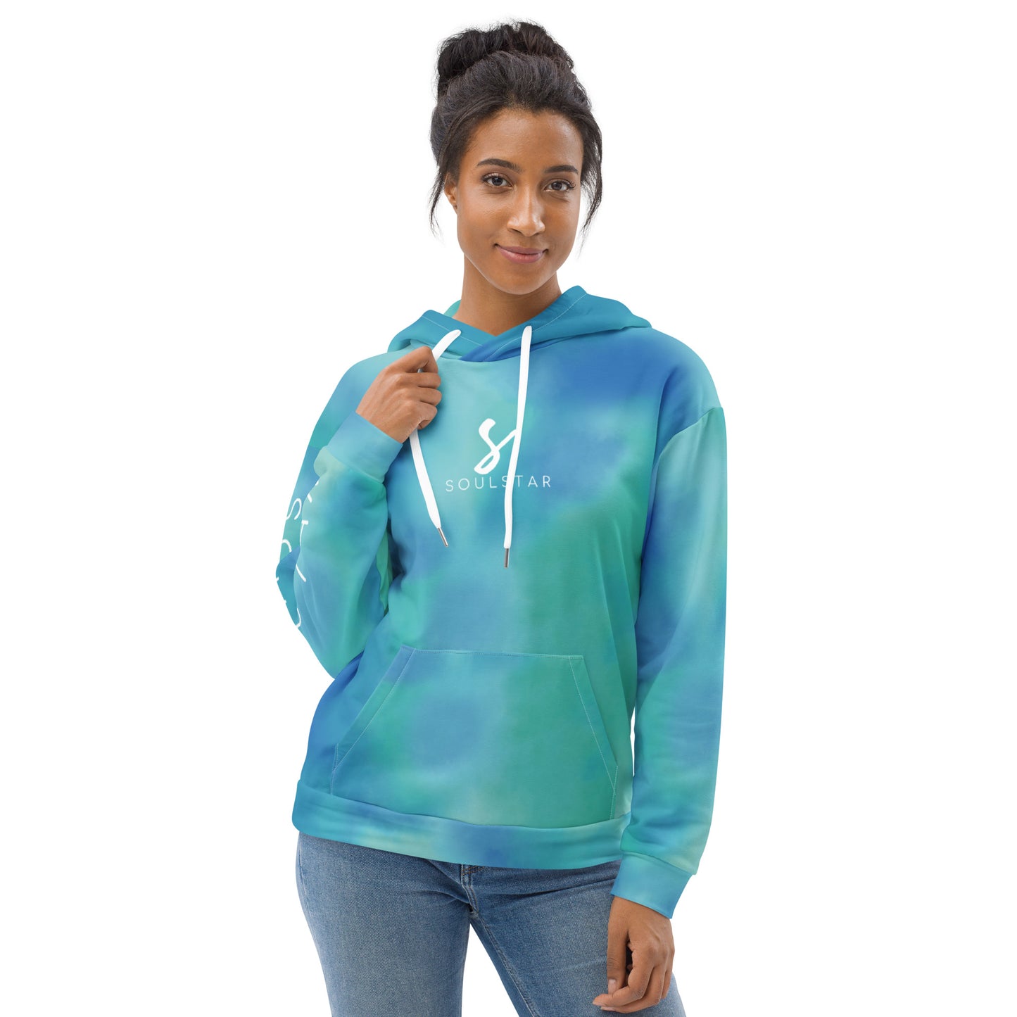 Luxe Soulstar Women's Aqua Hoodie