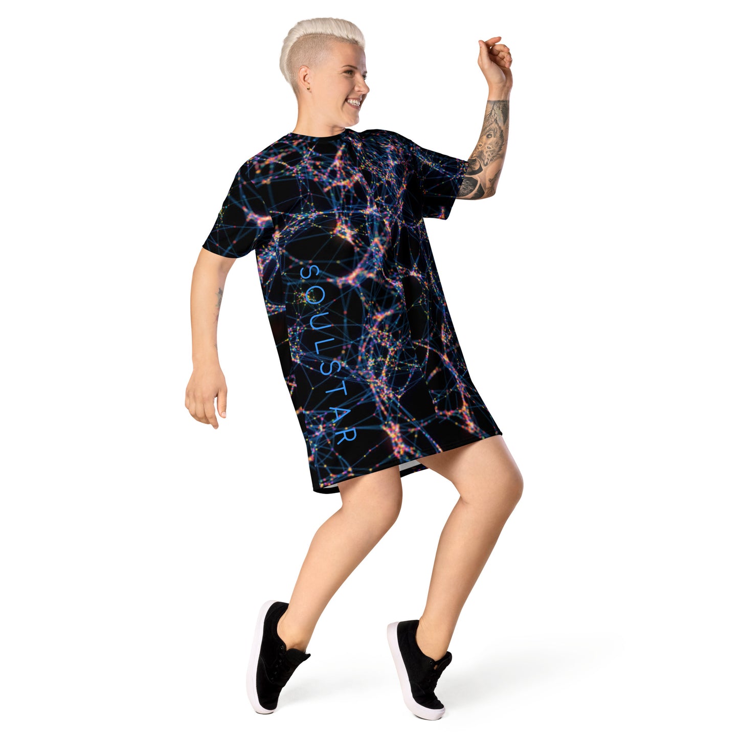 Luxe Soulstar Starburst T-shirt Dress