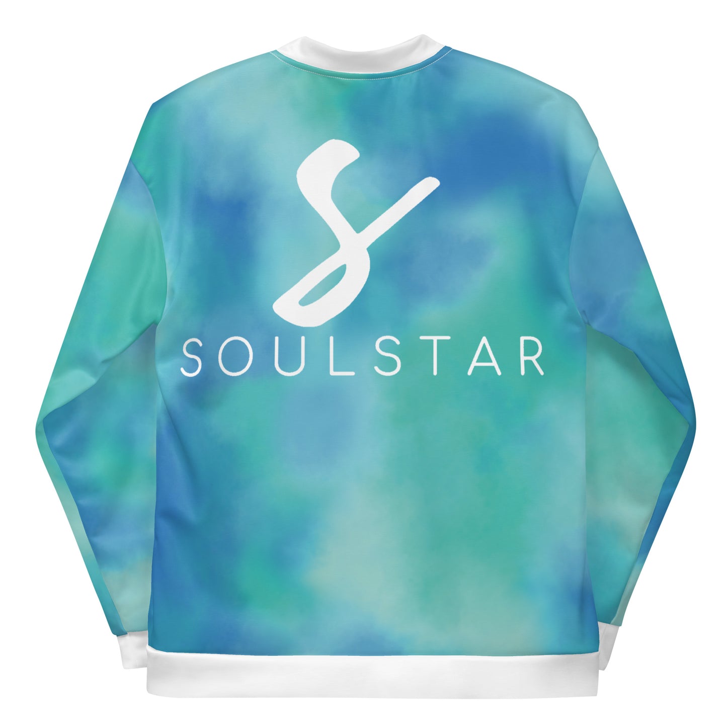 Luxe Soulstar Women's Aqua Bomber Jacket