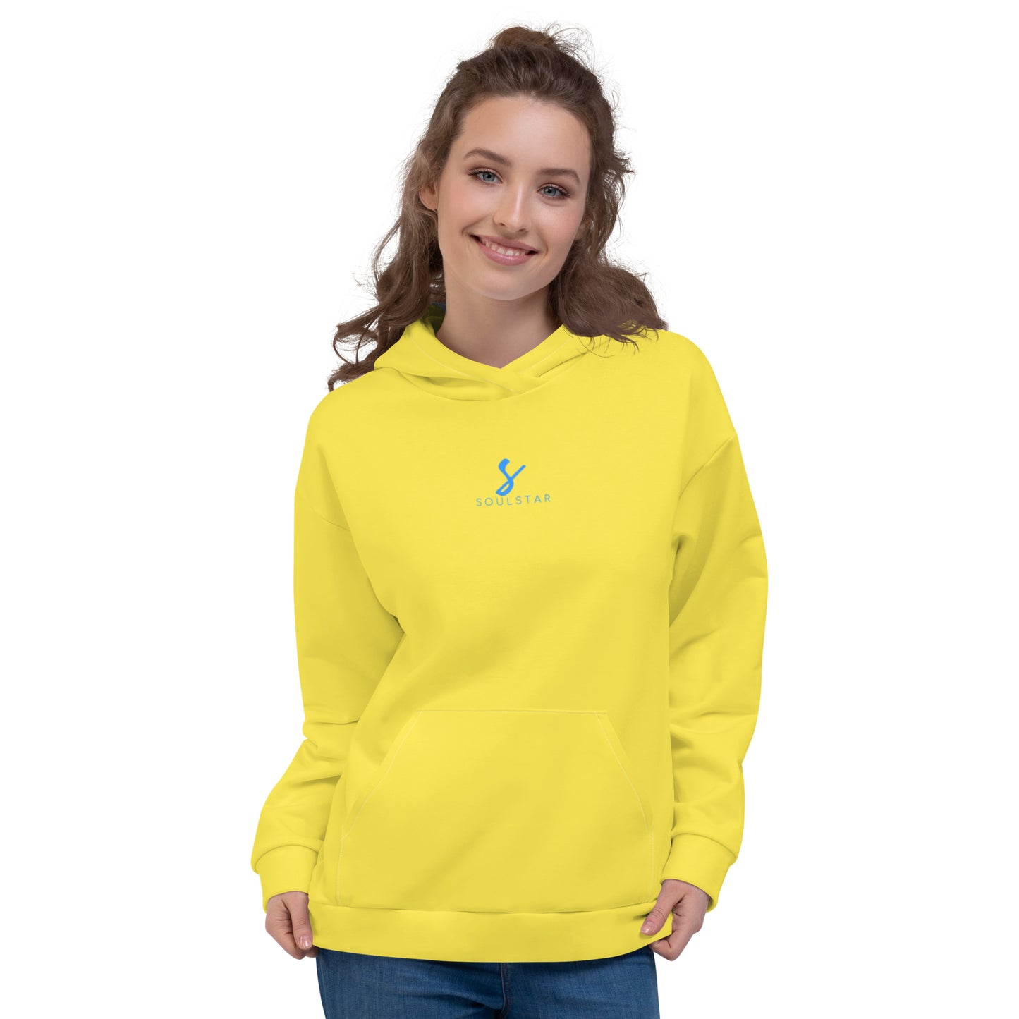 Luxe Soulstar Yellow Cartoon Unisex Hoodie