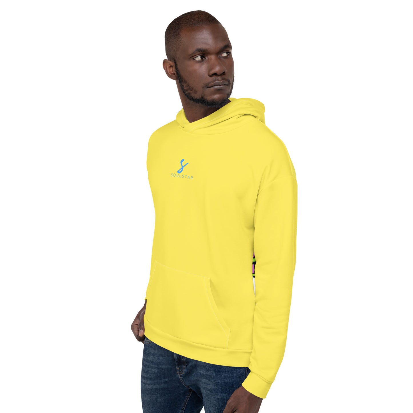 Luxe Soulstar Yellow Cartoon Unisex Hoodie