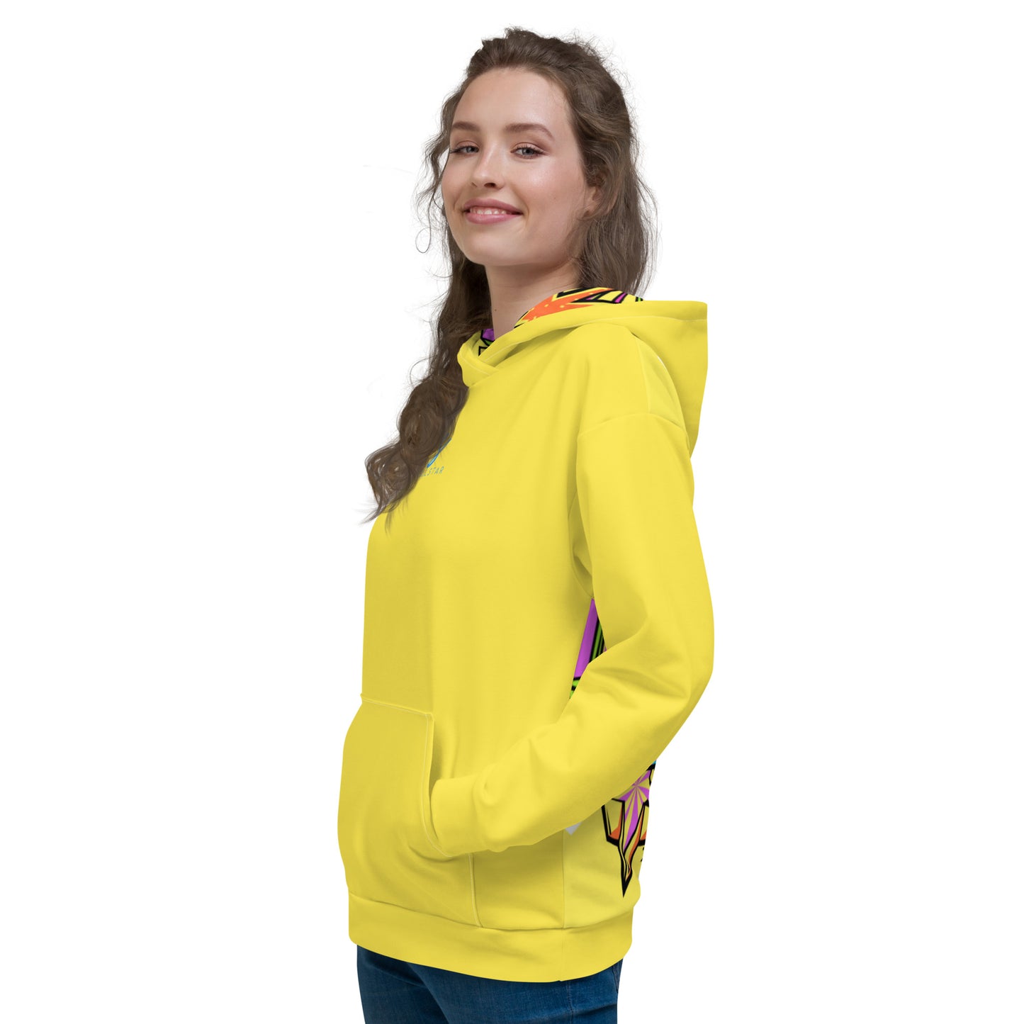Luxe Soulstar Yellow Cartoon Unisex Hoodie
