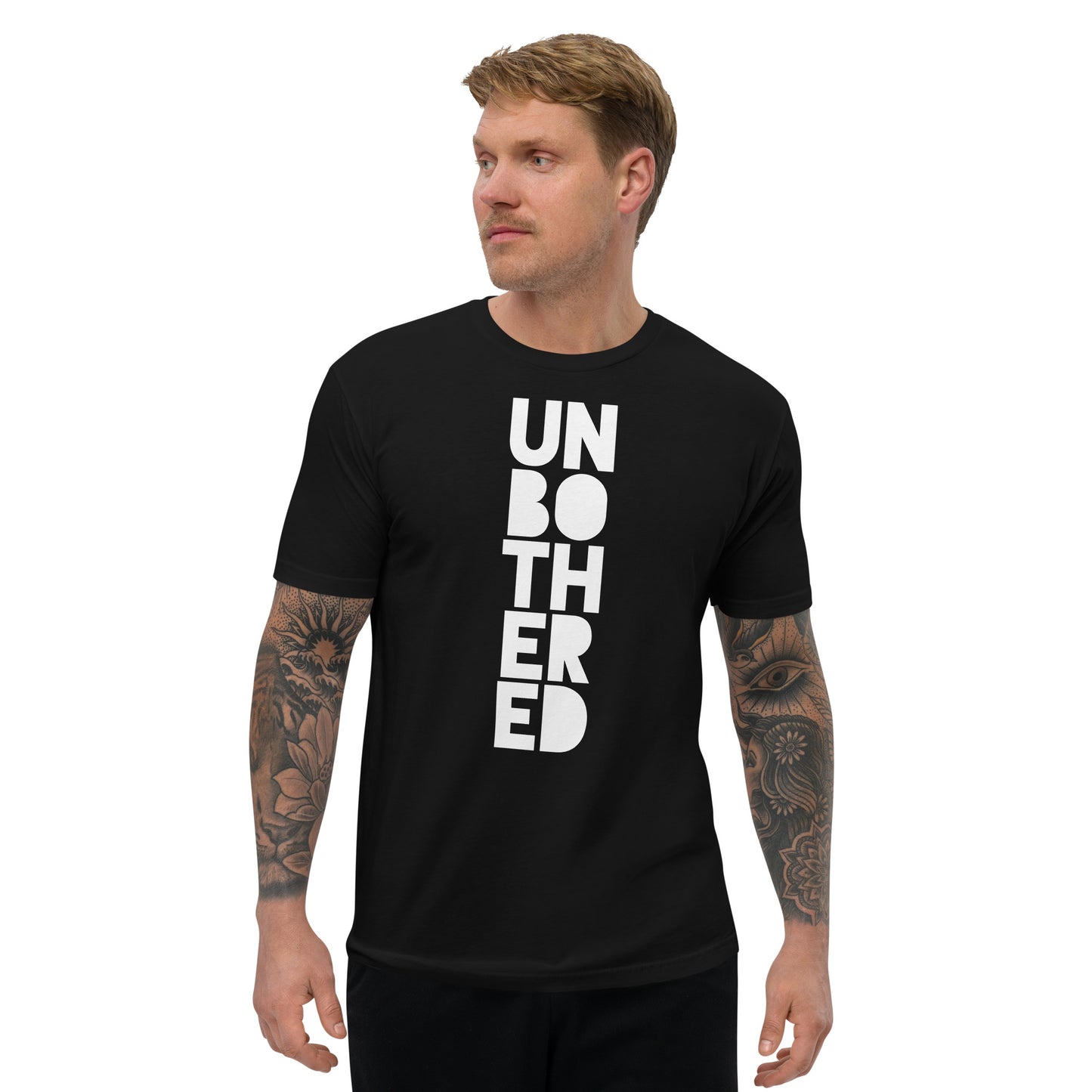 Luxe Soulstar Men's Unbothered Fitted T-shirt