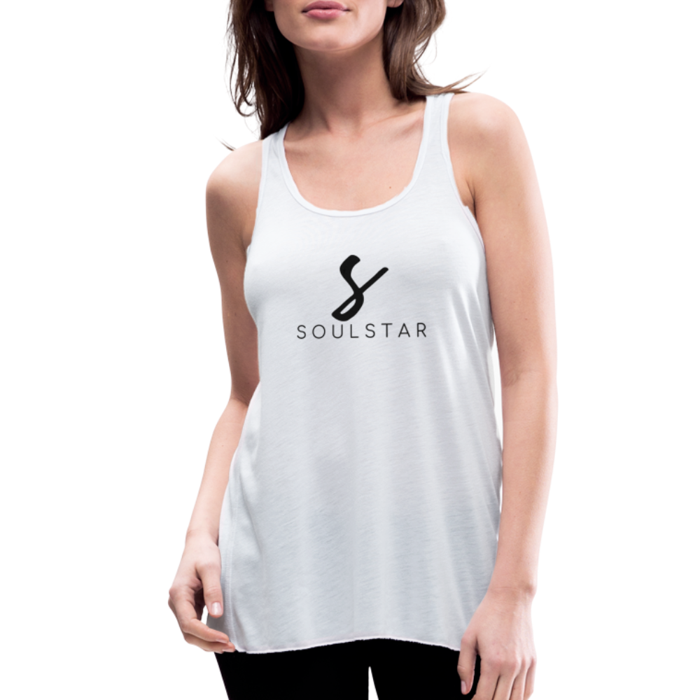 Luxe Soulstar Women's Flowy Tank - white