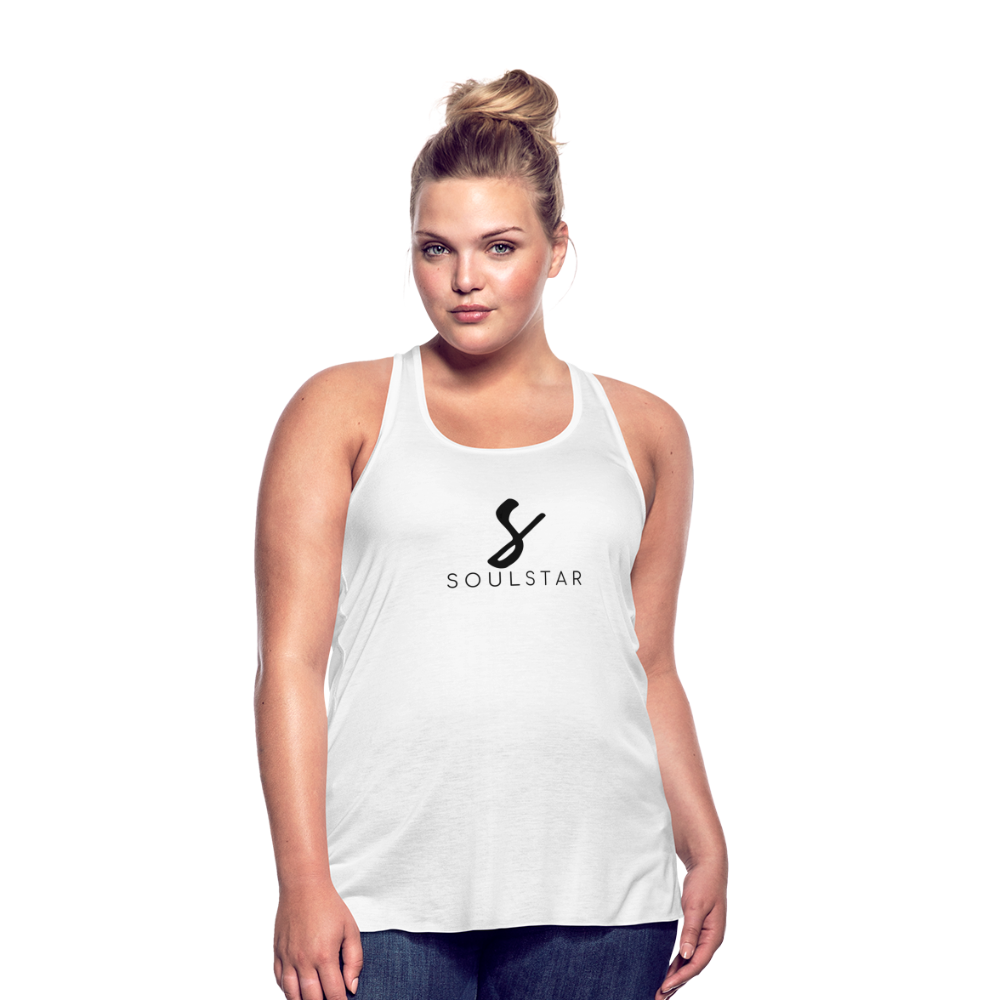 Luxe Soulstar Women's Flowy Tank - white