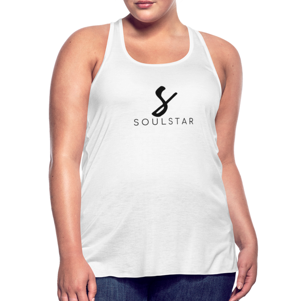 Luxe Soulstar Women's Flowy Tank - white