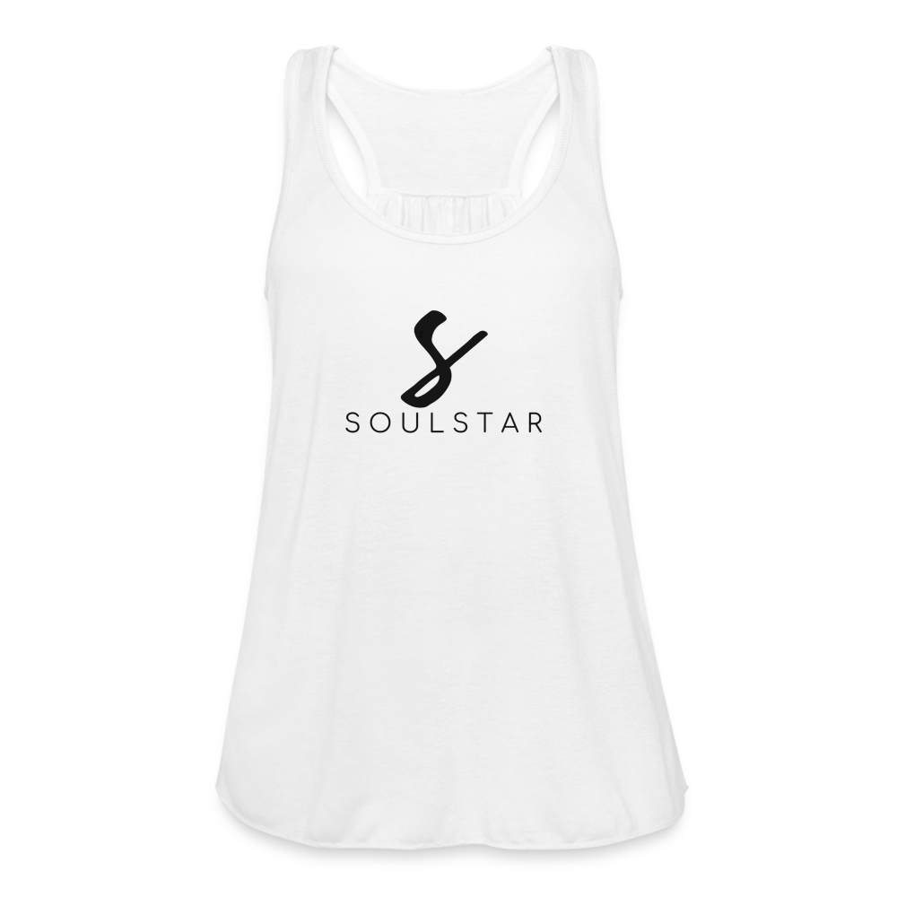 Luxe Soulstar Women's Flowy Tank - white