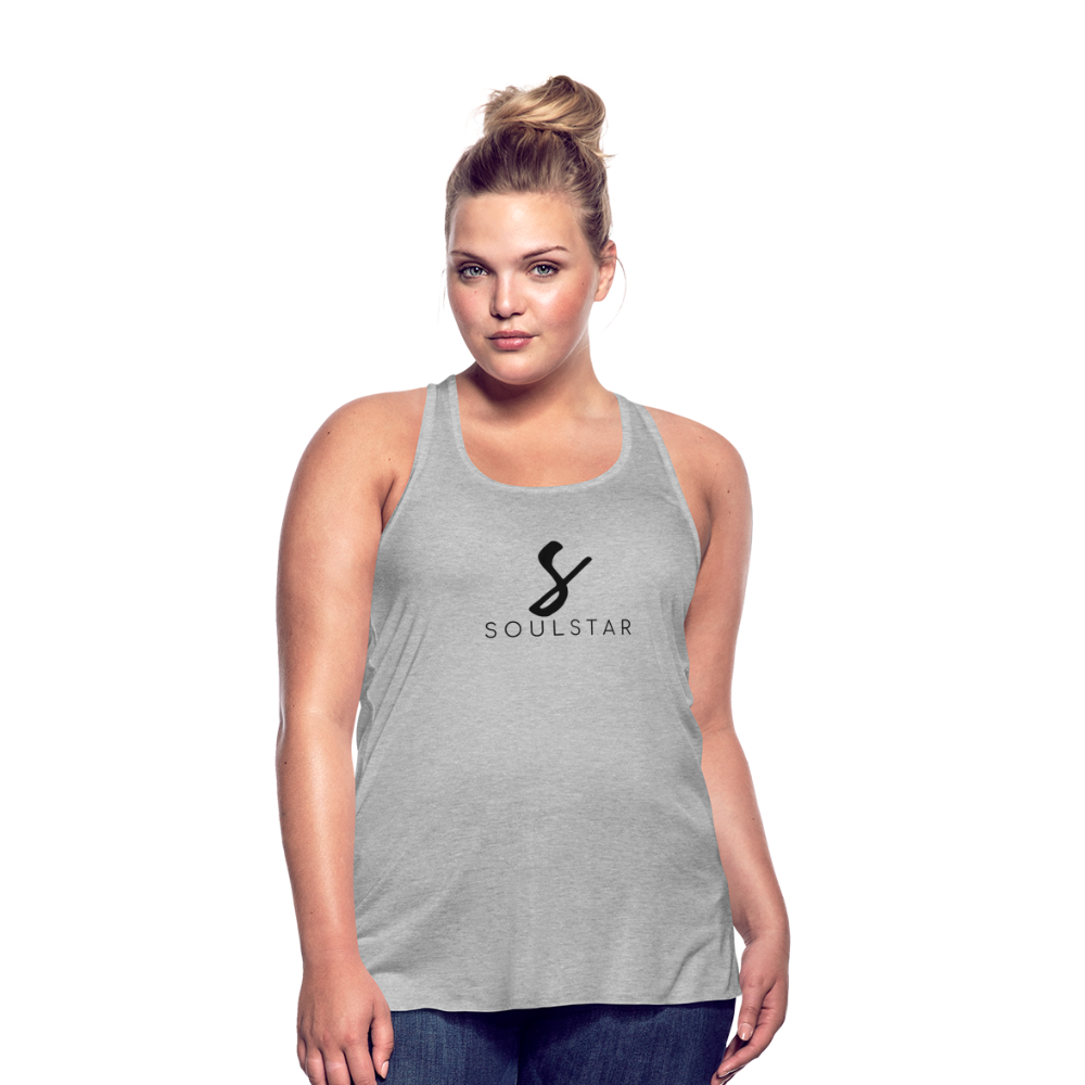 Luxe Soulstar Women's Flowy Tank - heather gray