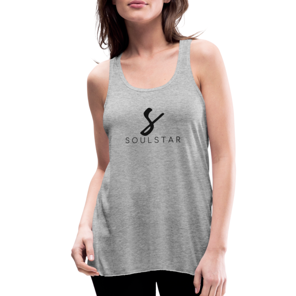Luxe Soulstar Women's Flowy Tank - heather gray