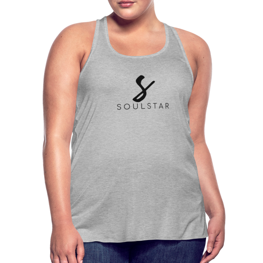 Luxe Soulstar Women's Flowy Tank - heather gray