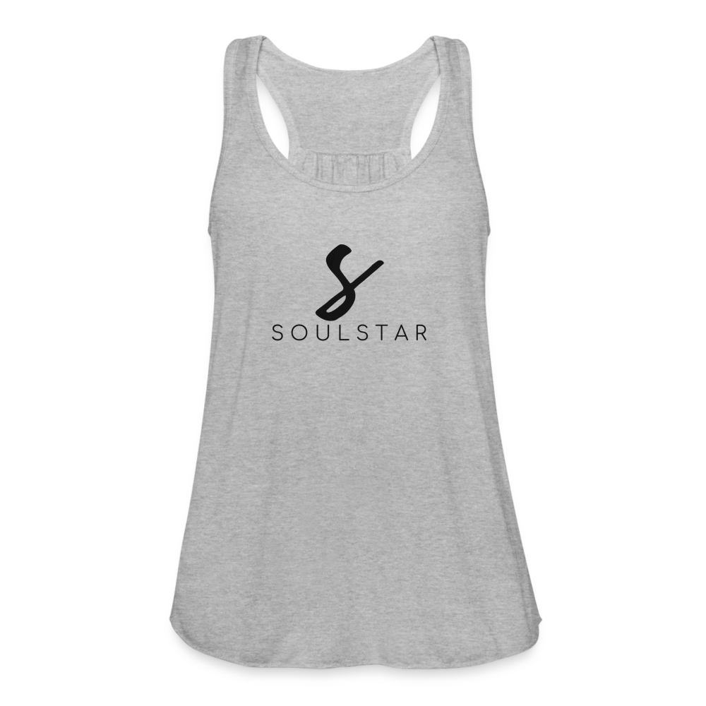 Luxe Soulstar Women's Flowy Tank - heather gray