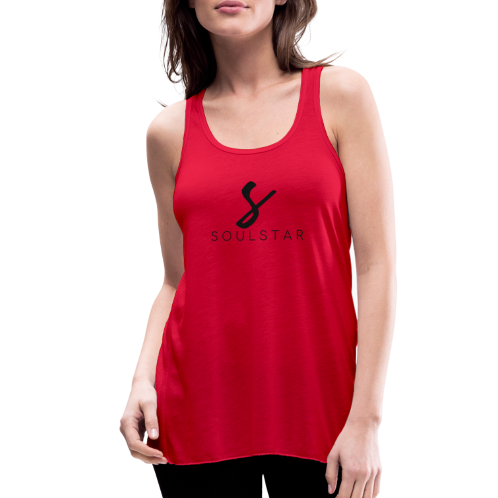 Luxe Soulstar Women's Flowy Tank - red