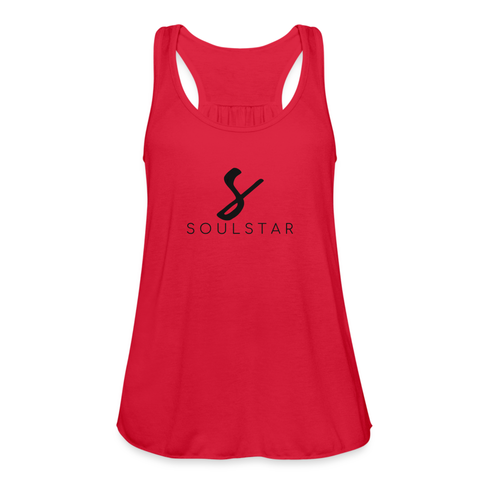 Luxe Soulstar Women's Flowy Tank - red