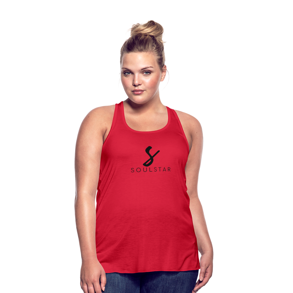 Luxe Soulstar Women's Flowy Tank - red