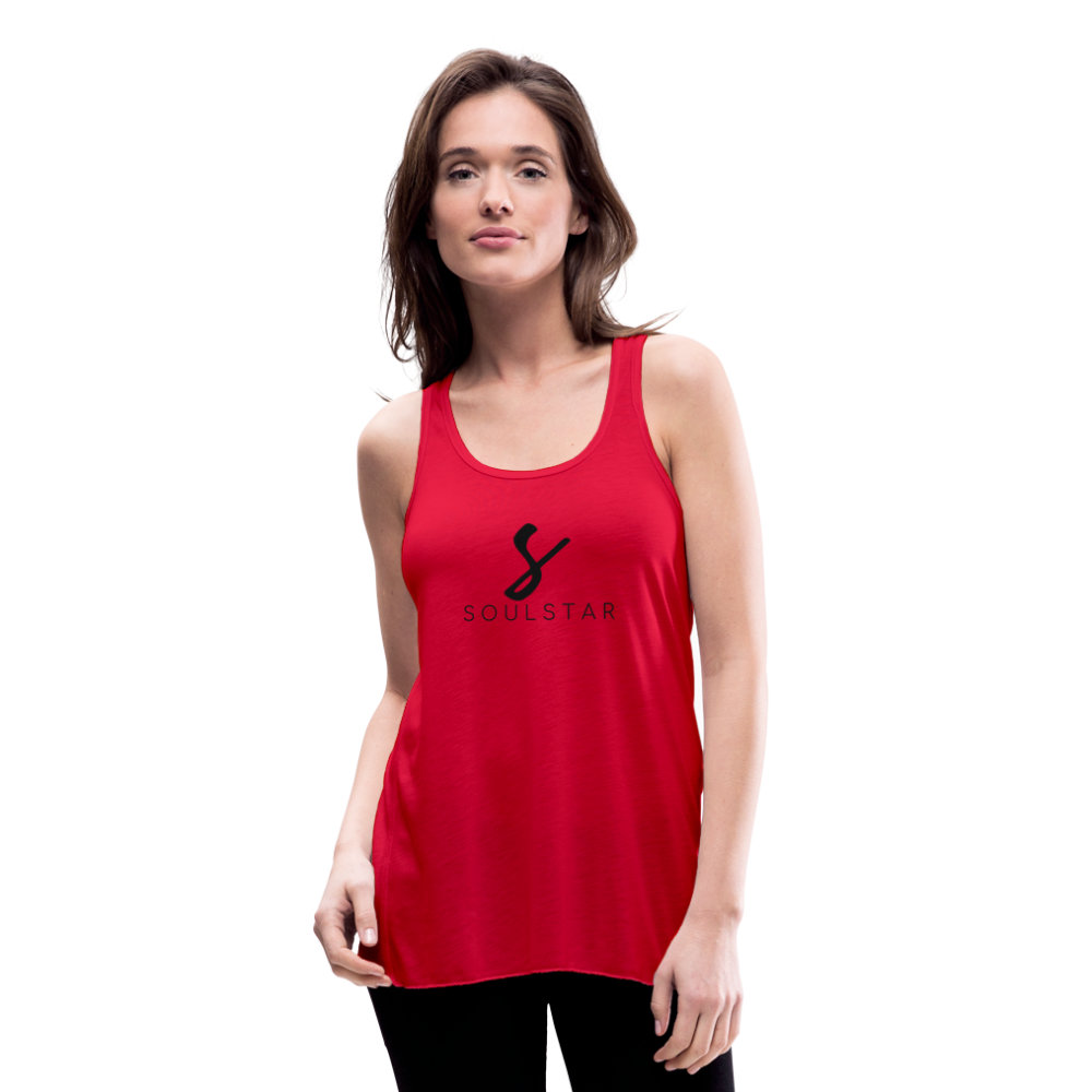 Luxe Soulstar Women's Flowy Tank - red