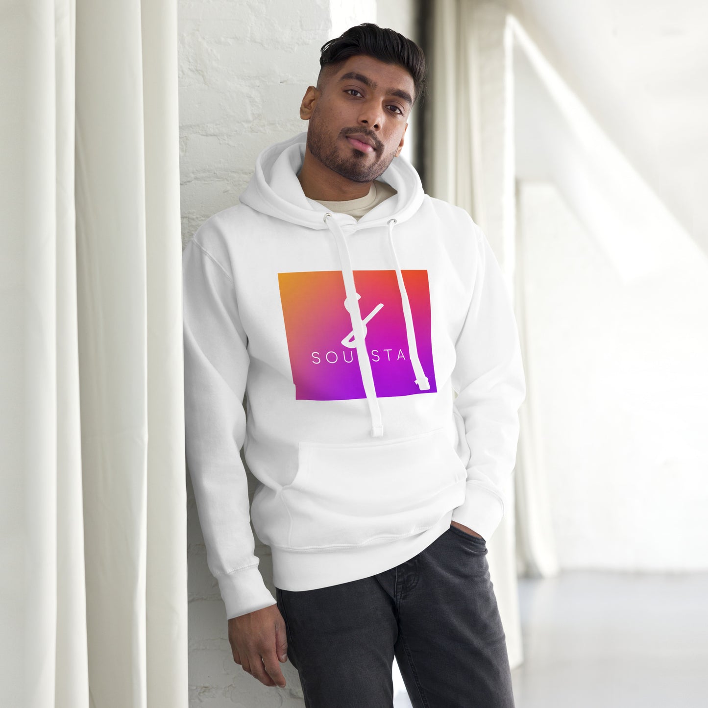 Luxe Soulstar Men's Gradient Hoodie