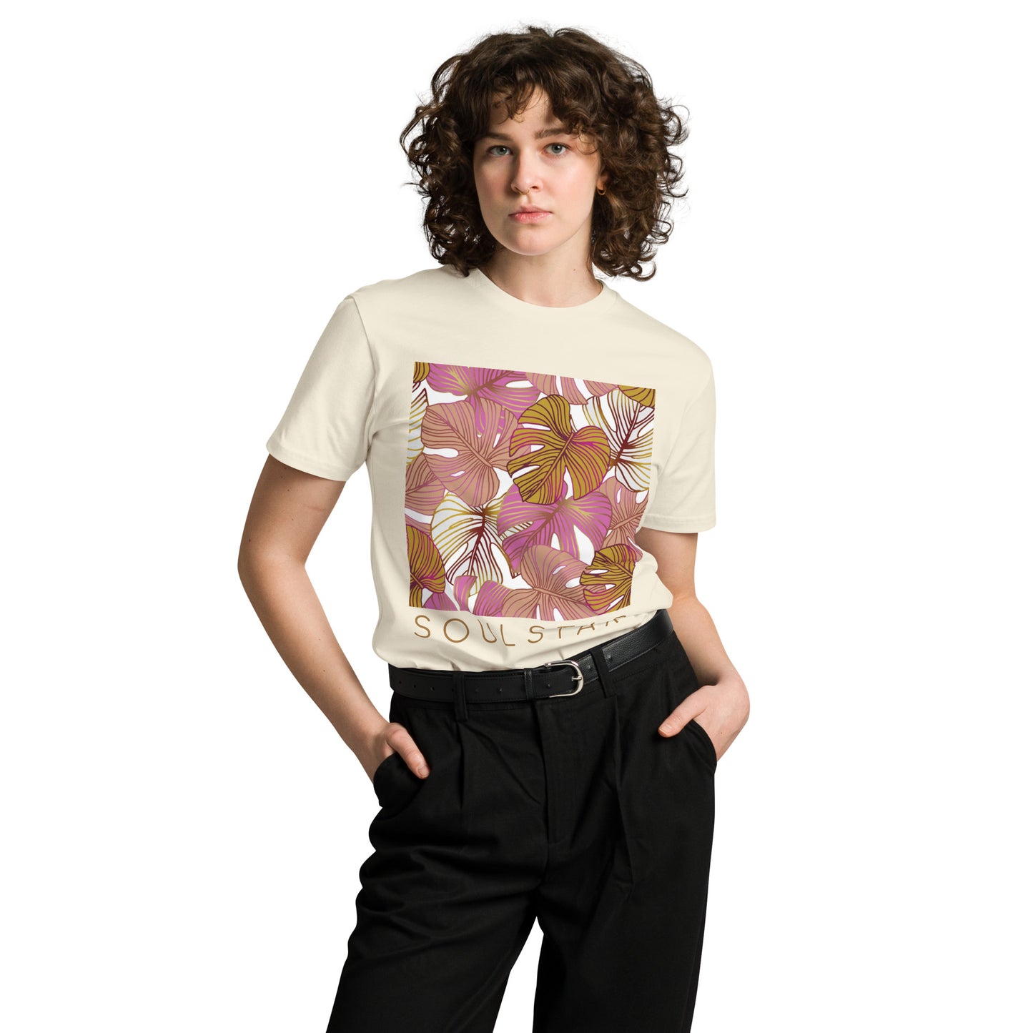 Luxe Soulstar Golden Leaves Premium Tee