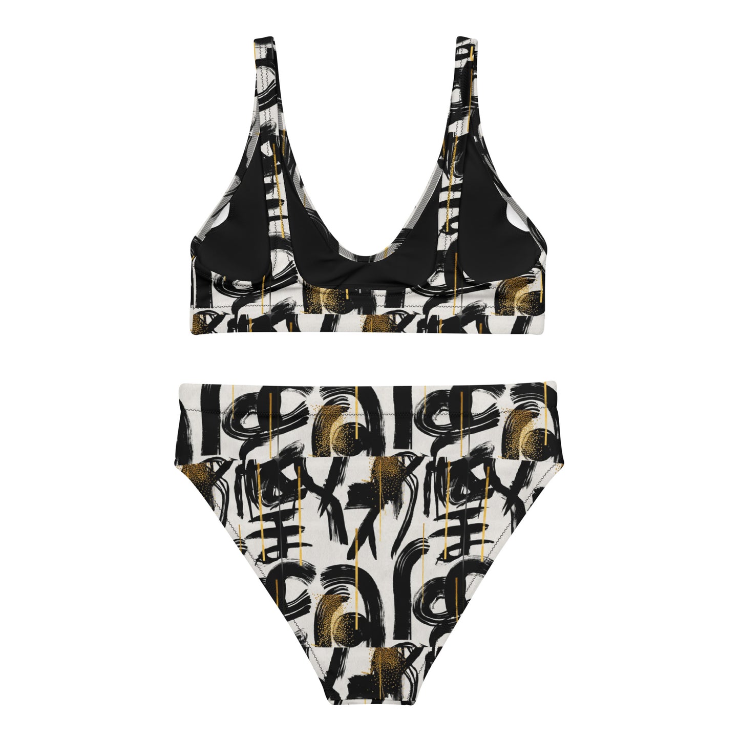 Luxe Soulstar Abstract High-Waisted Bikini