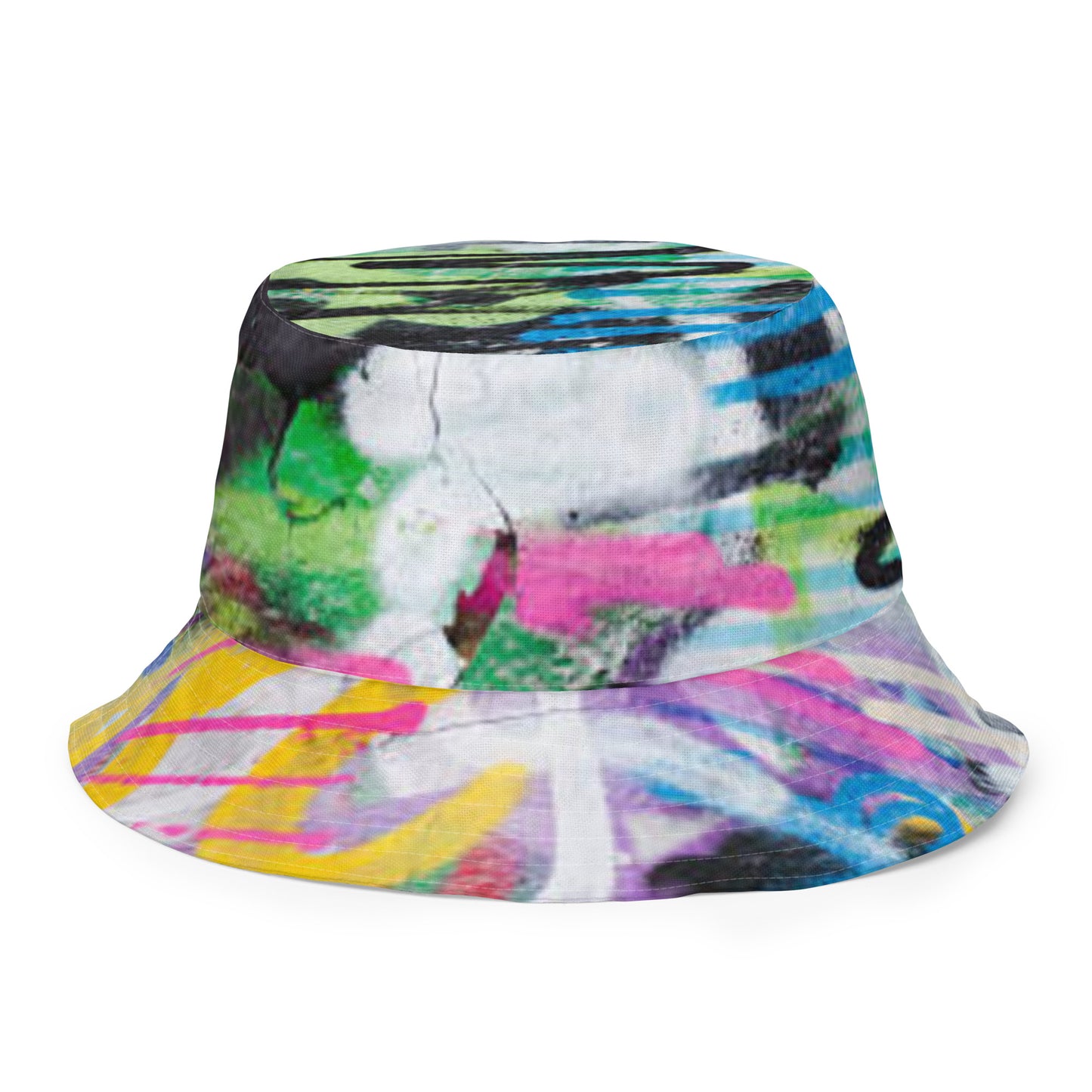 Luxe Soulstar Graffiti Reversible Bucket Hat
