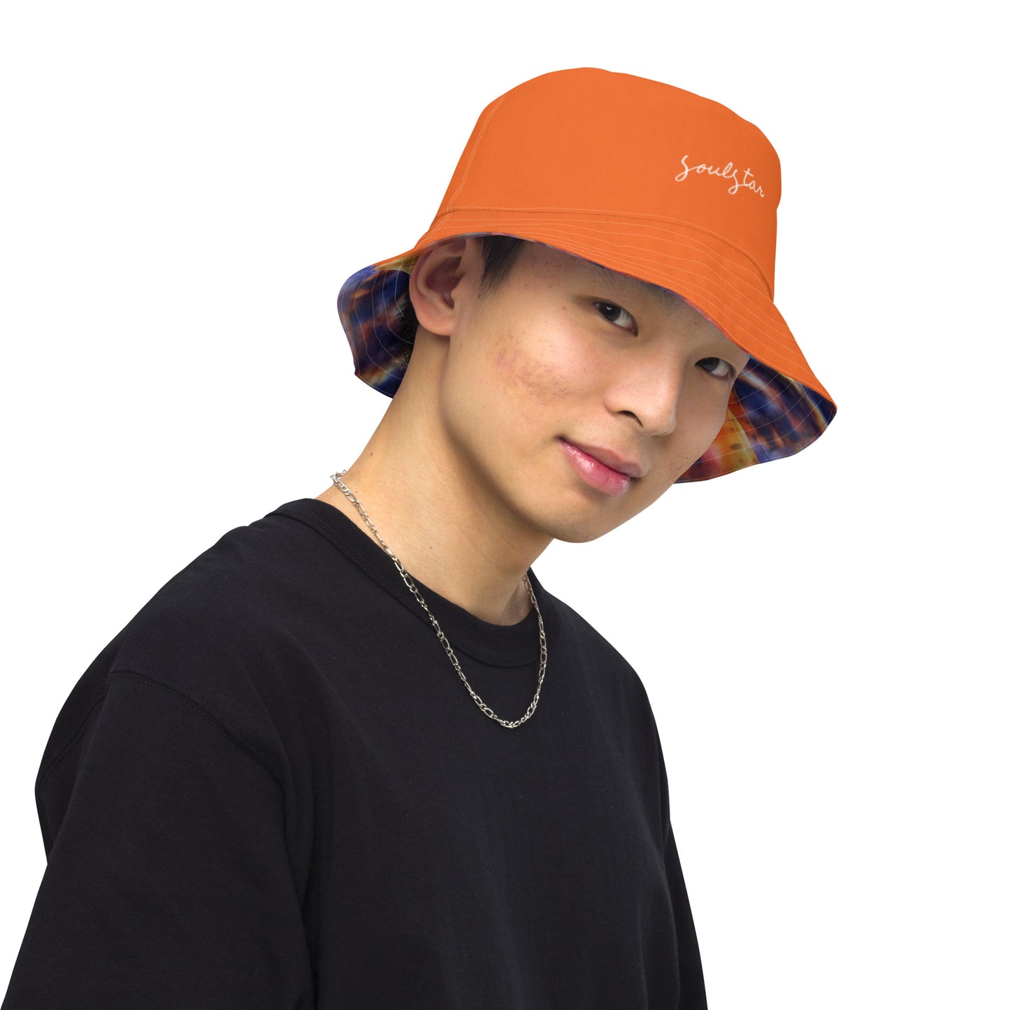 Signature Soulstar Tie-Dye Reversible Bucket Hat