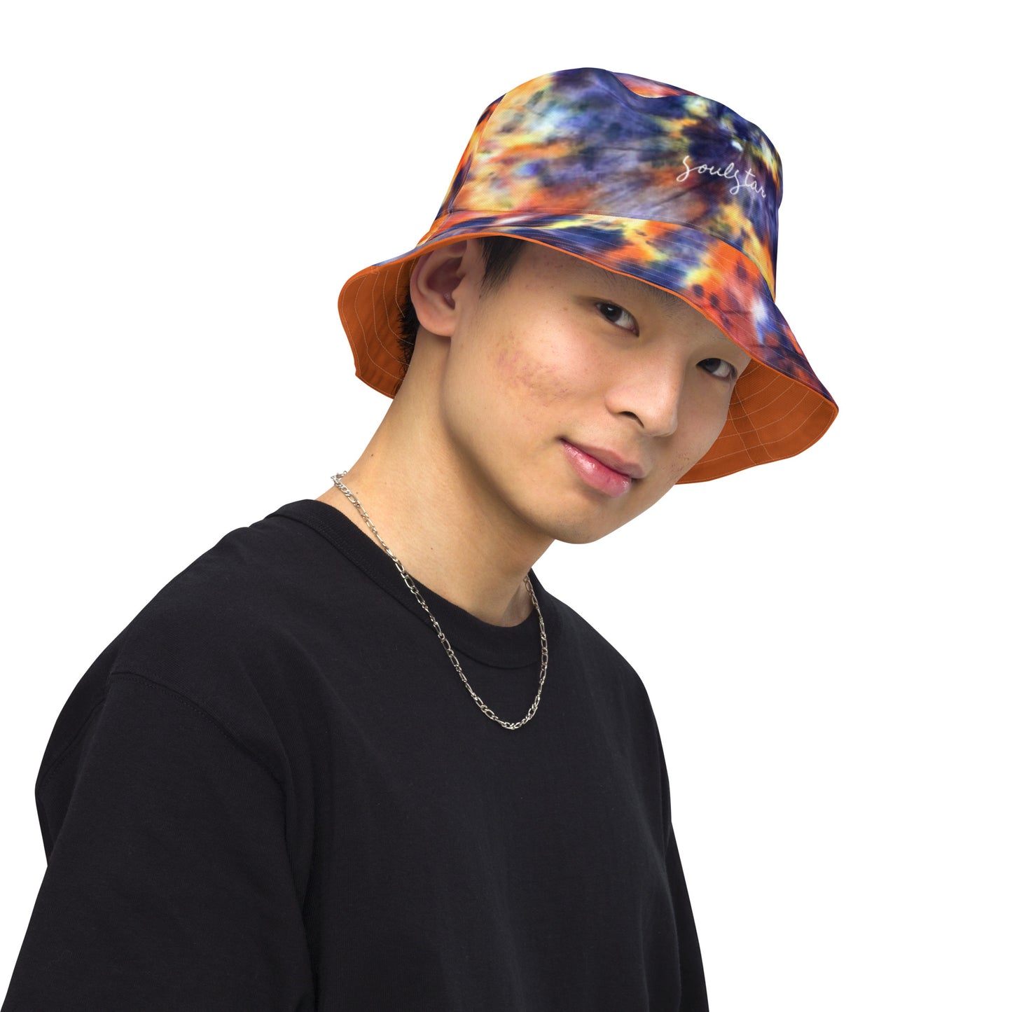 Signature Soulstar Tie-Dye Reversible Bucket Hat