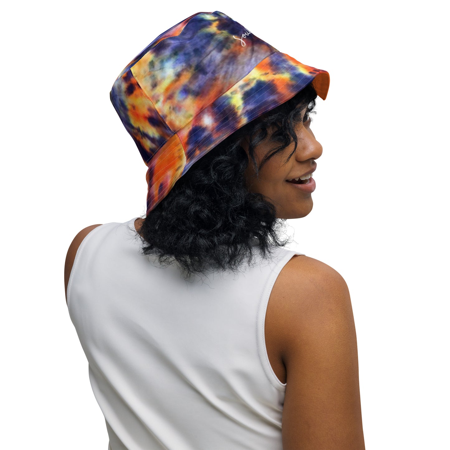 Signature Soulstar Tie-Dye Reversible Bucket Hat