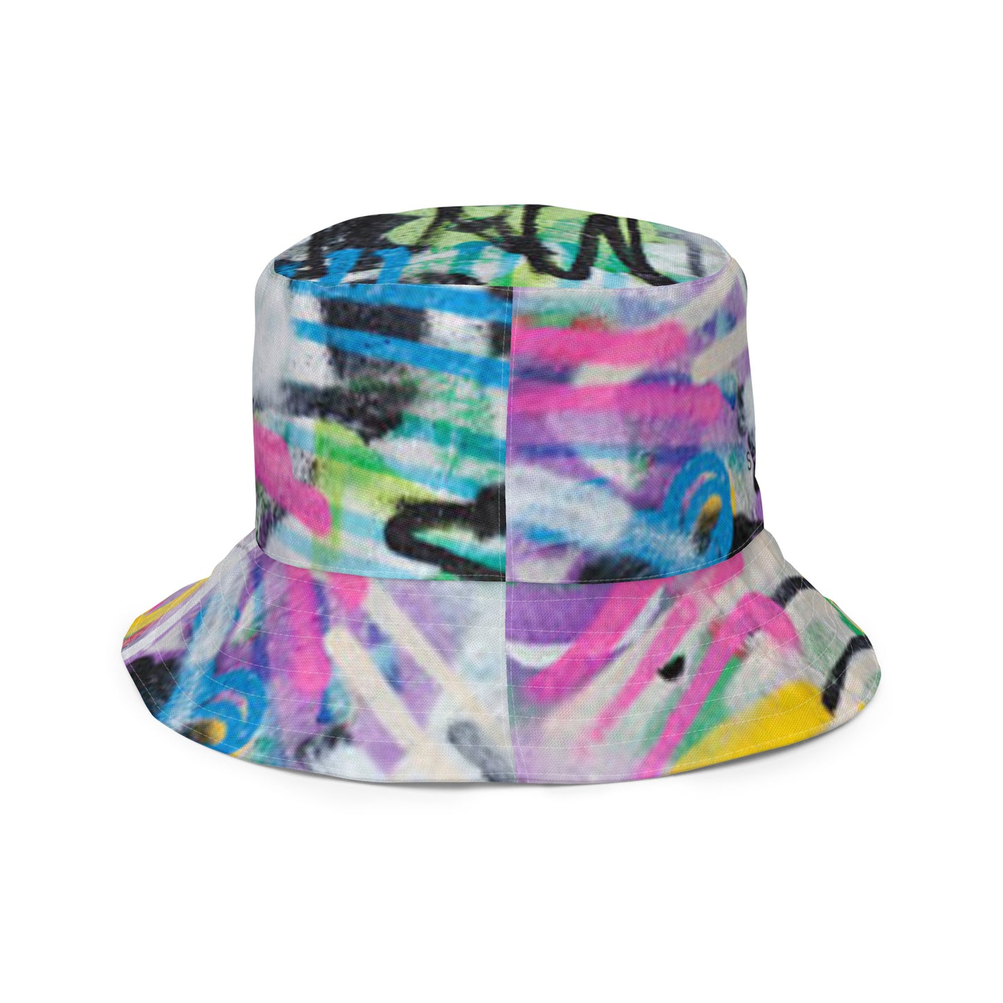 Luxe Soulstar Graffiti Reversible Bucket Hat