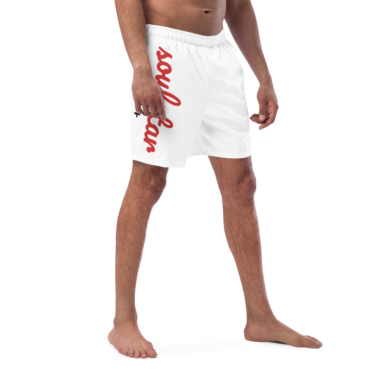 Classic Soulstar 1984 Men's White Swim Trunks