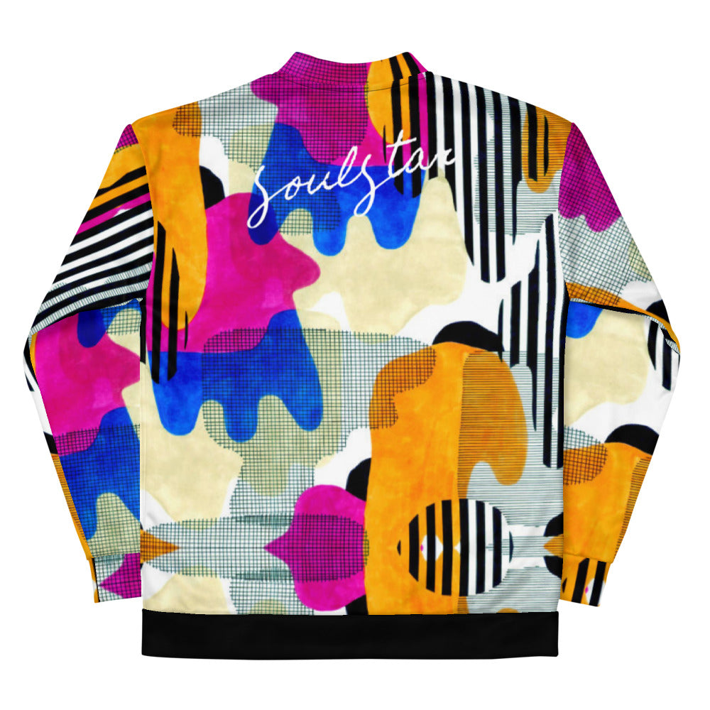 Signature Soulstar Abstract Unisex Bomber Jacket