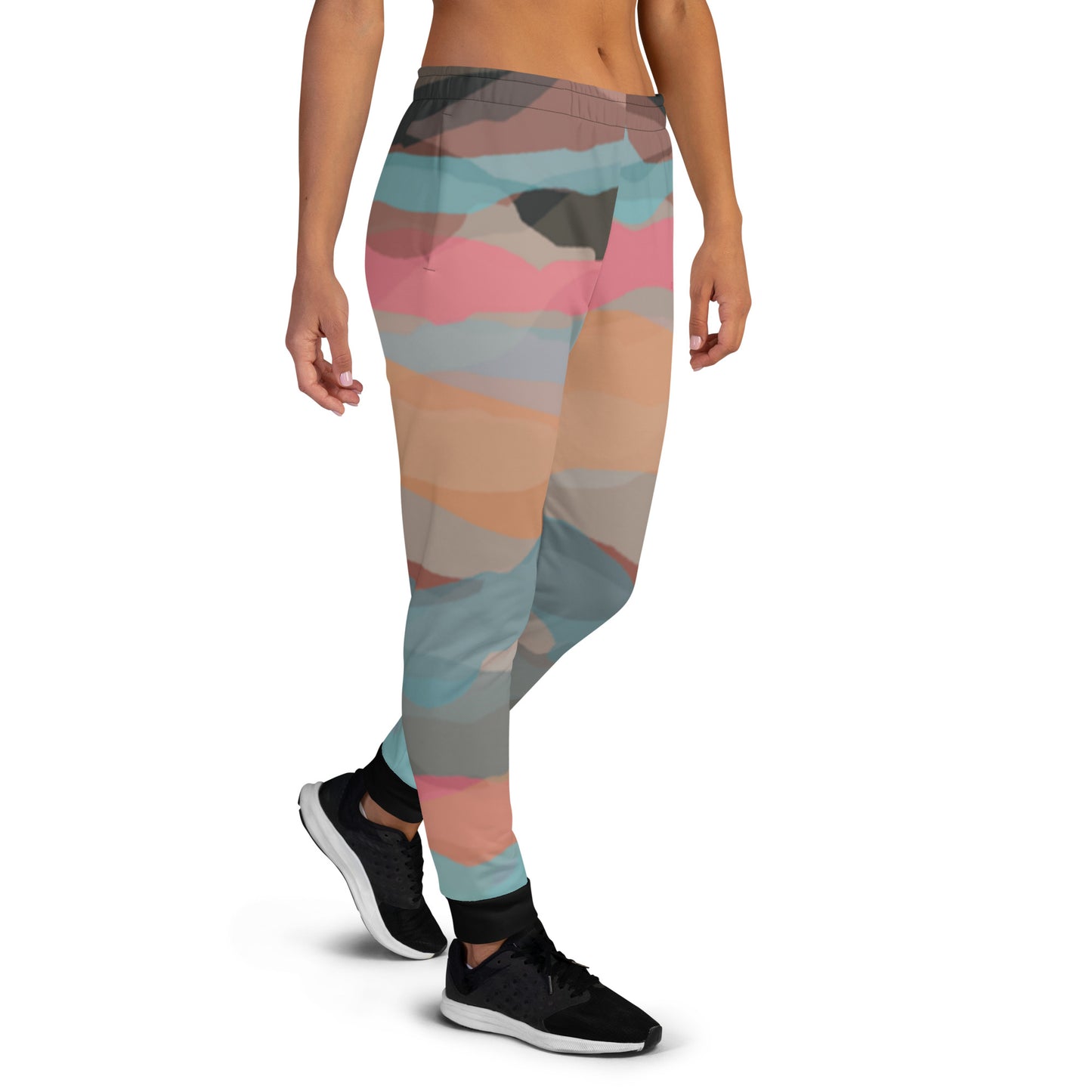 Luxe Soulstar Women's Multicolor Camo Joggers
