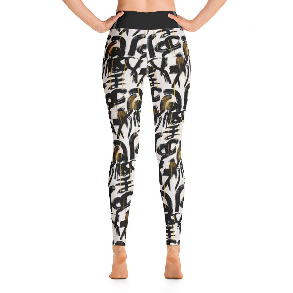Luxe Soulstar Abstract Yoga Leggings