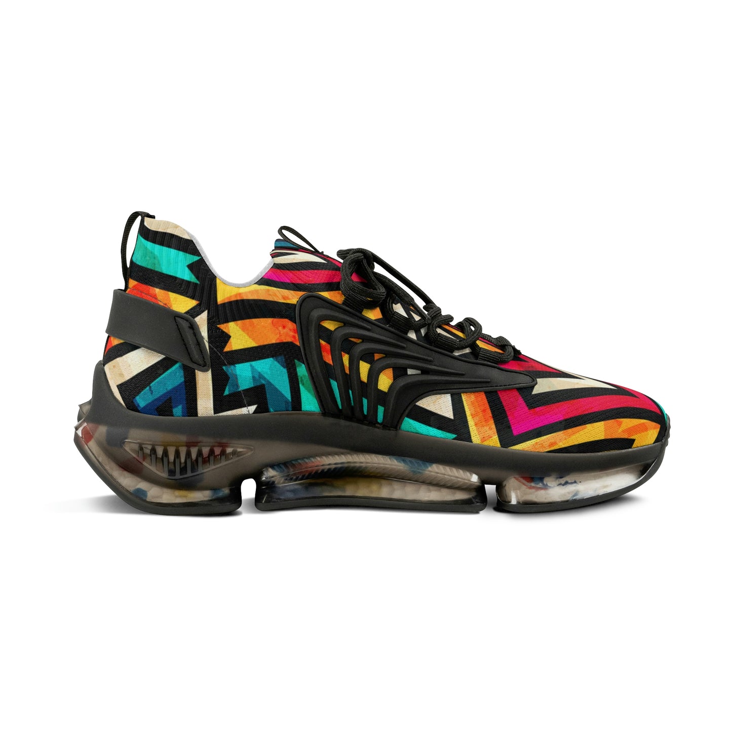 Luxe Soulstar Men's Grunge Mesh Sneakers