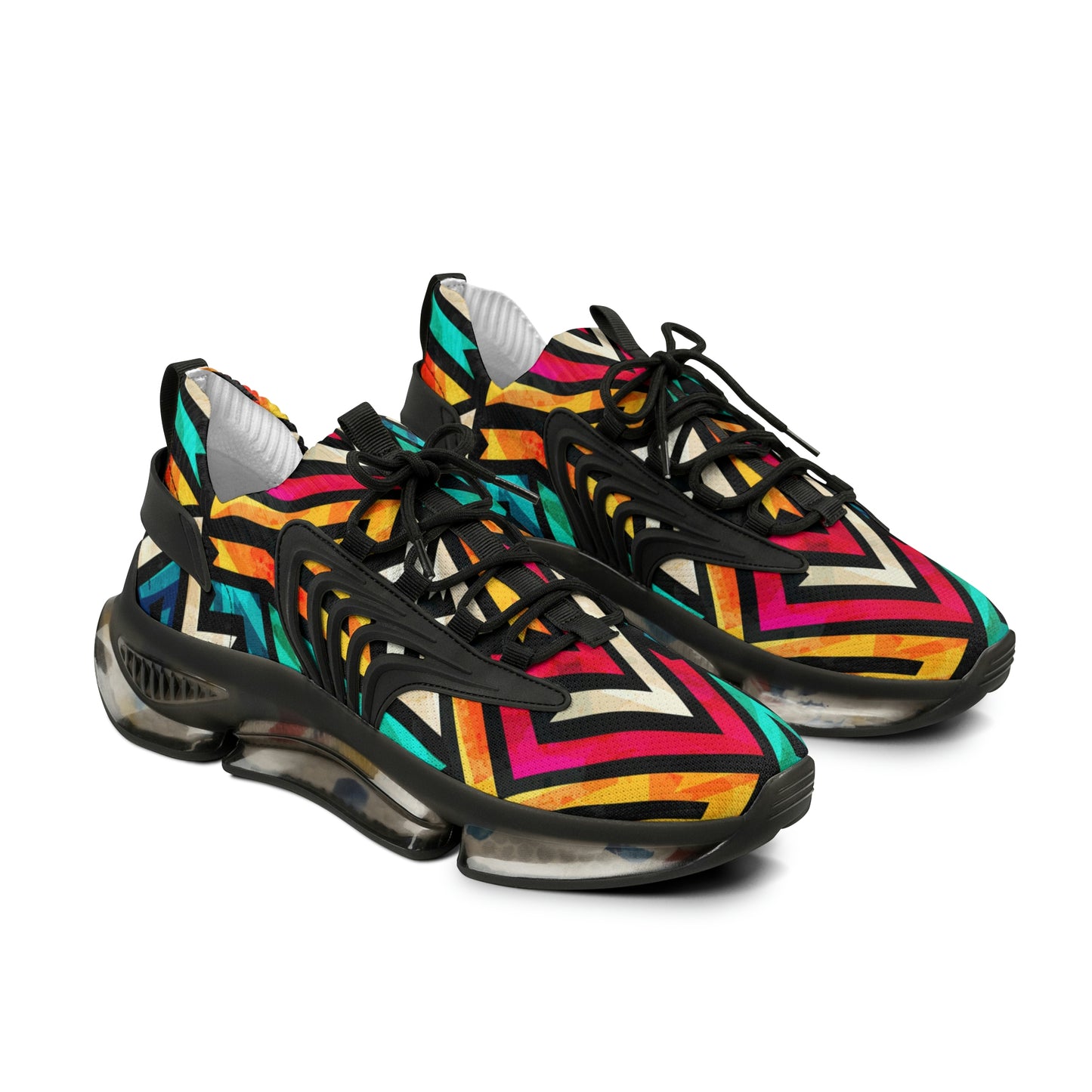 Luxe Soulstar Men's Grunge Mesh Sneakers