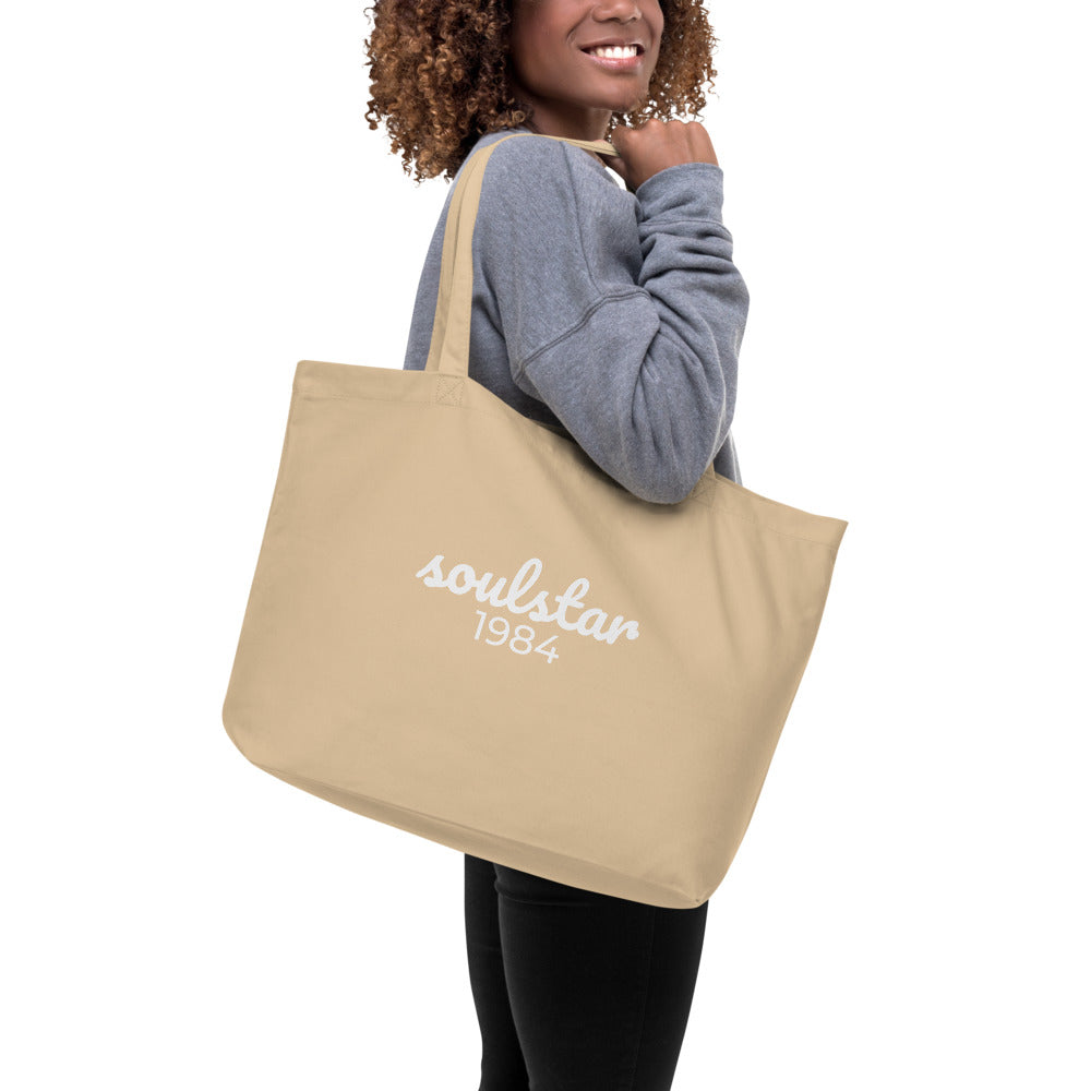 Black & Dope Large Organic Tote Bag