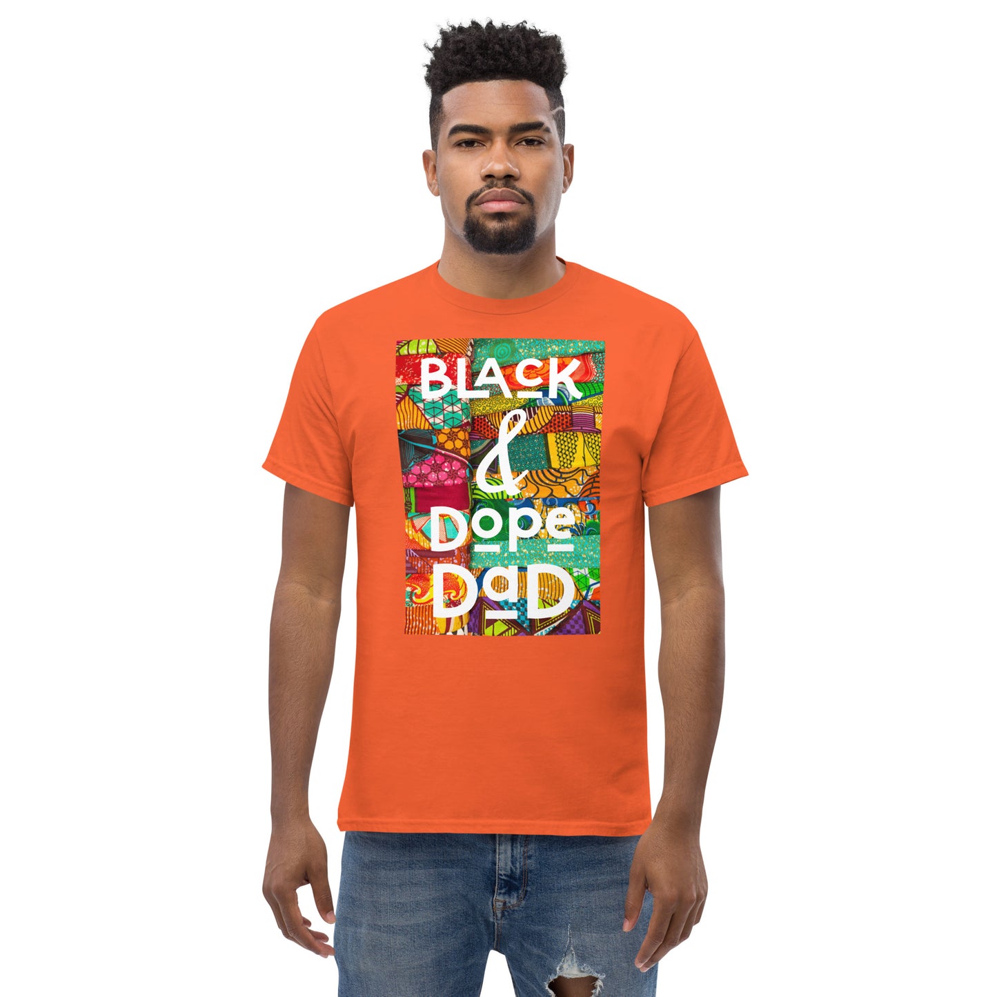 Black & Dope Dad Men's Classic Tee