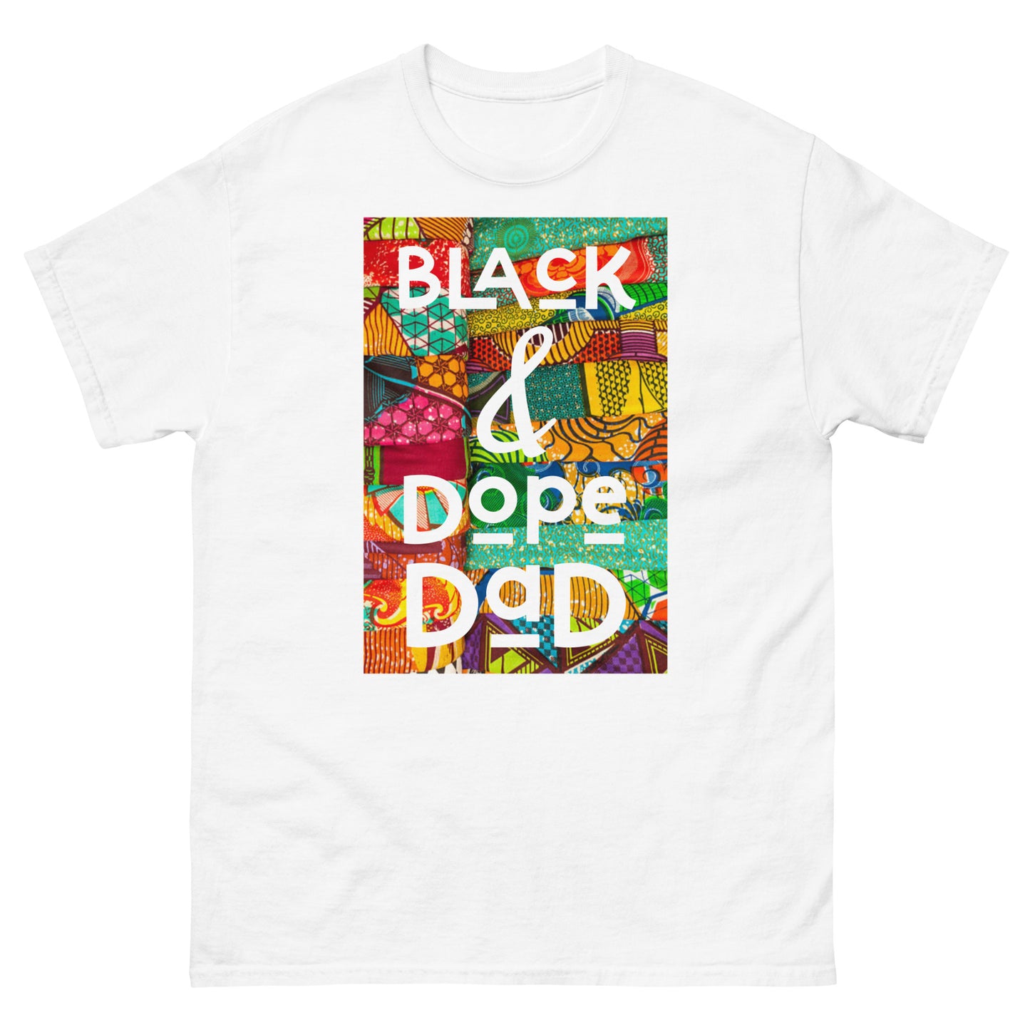 Black & Dope Dad Men's Classic Tee