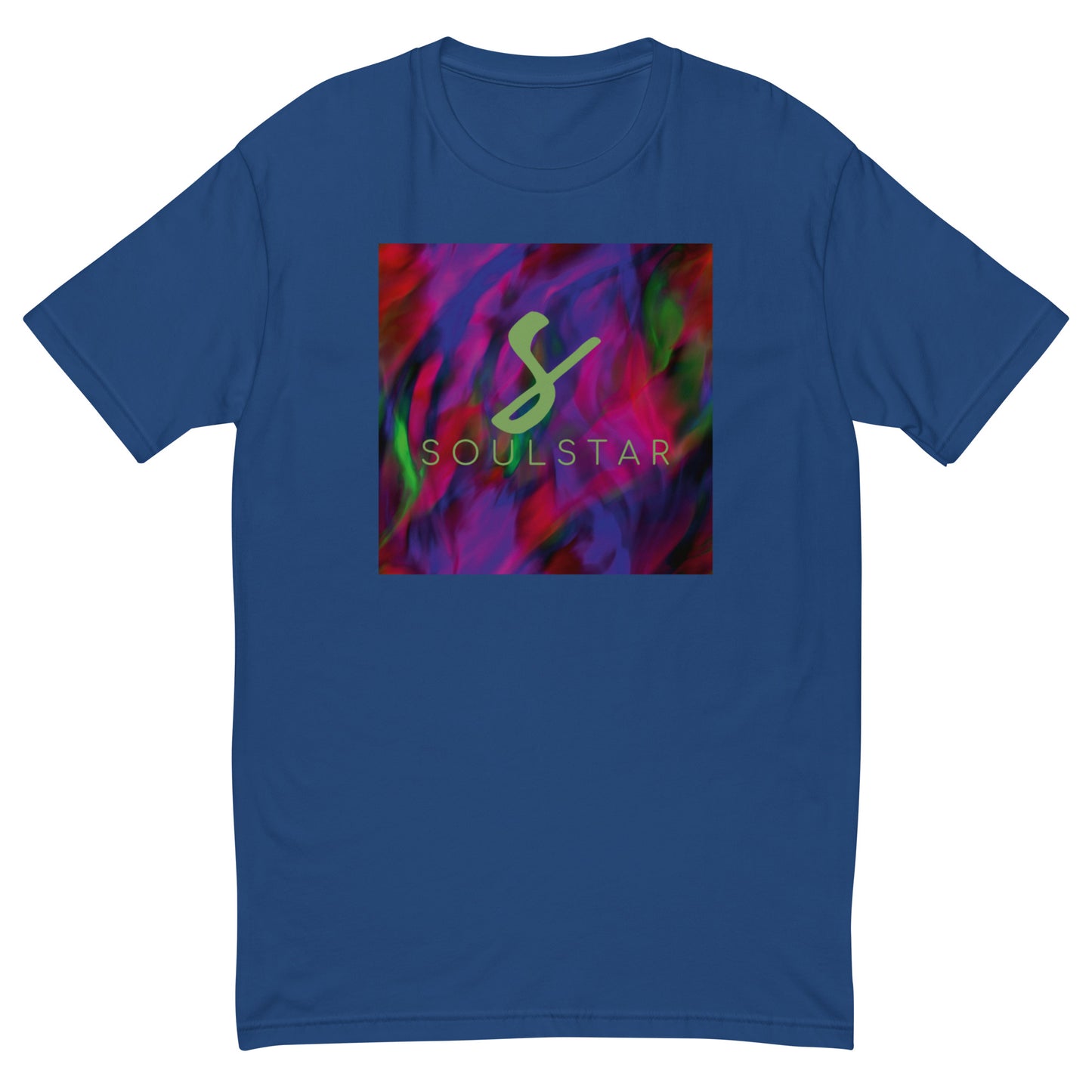 Luxe Soulstar Men's Fitted Watercolor Graphic T-Shirt