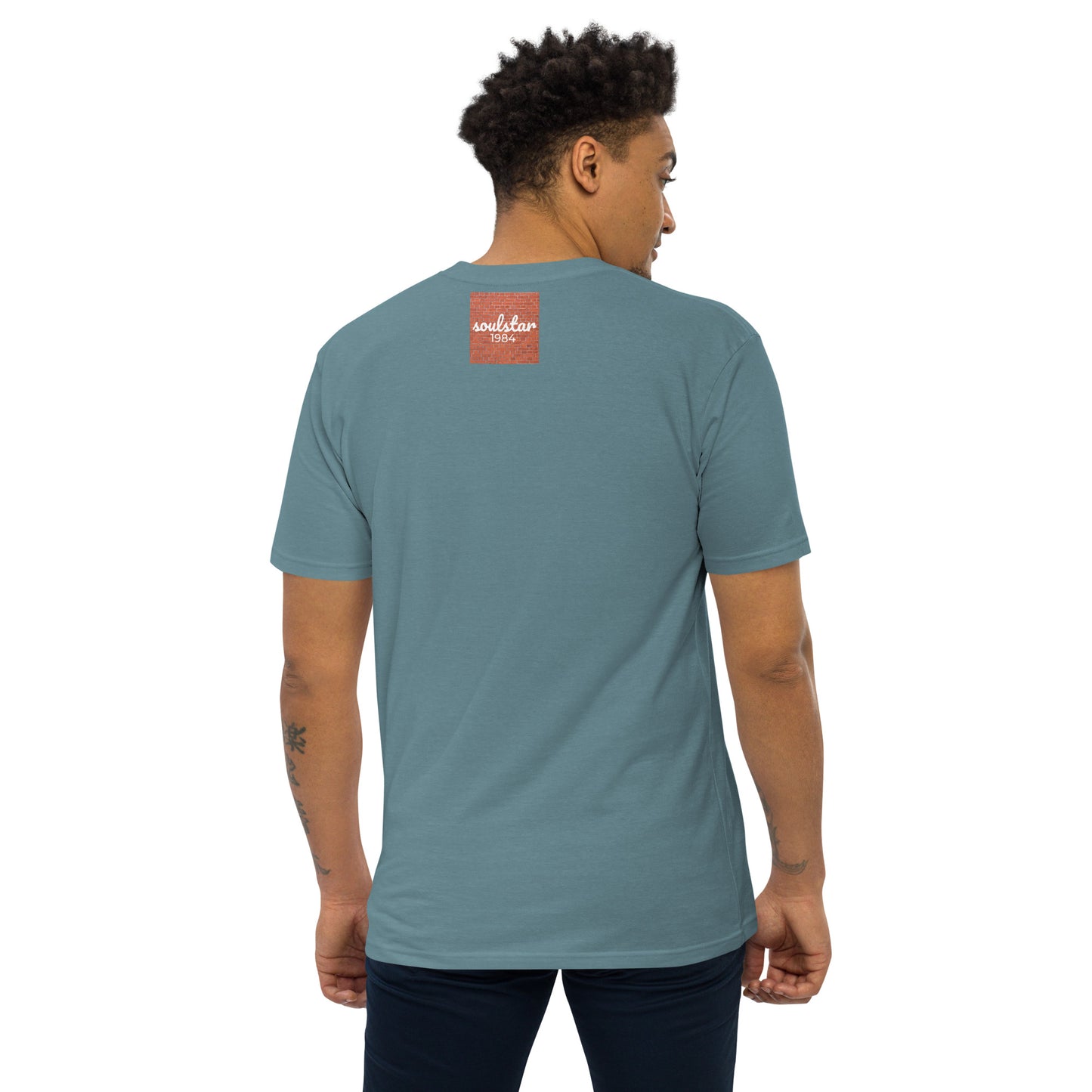 Classic Soulstar 1984 Brick Dad Names Men’s Premium Heavyweight Tee
