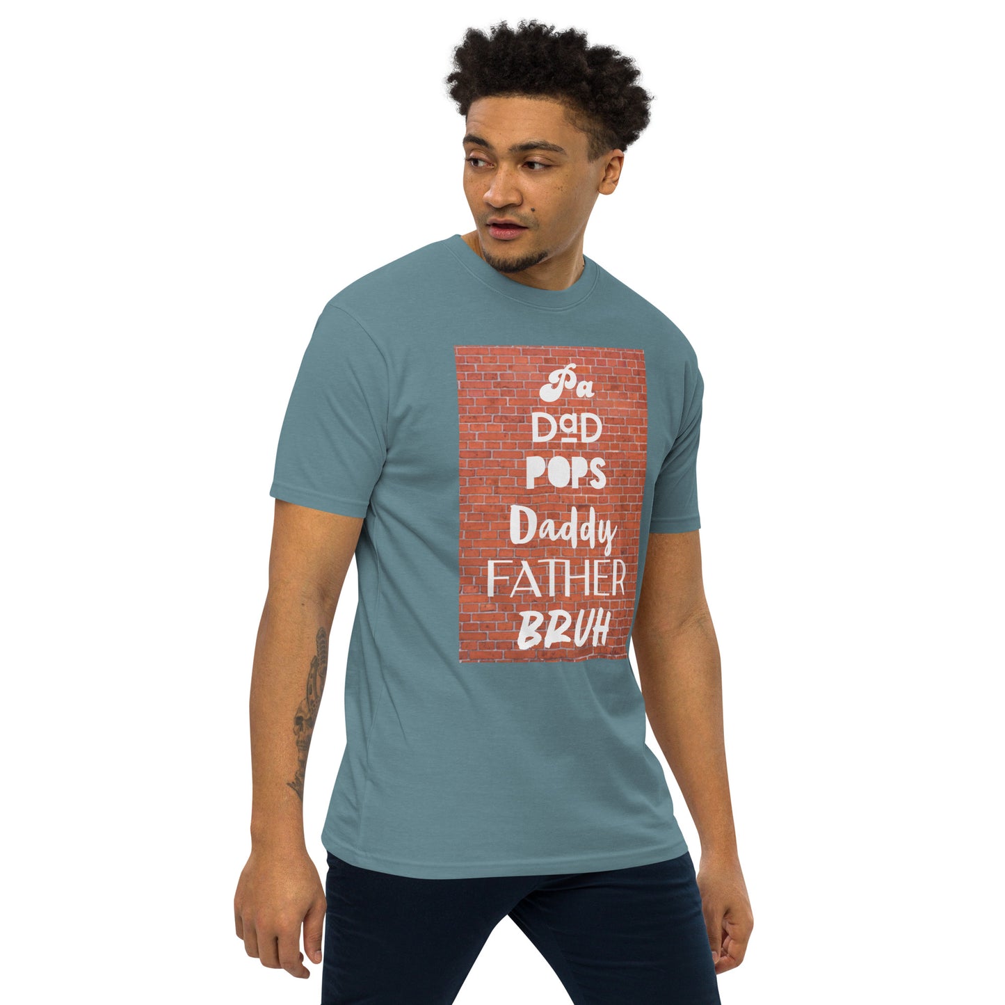 Classic Soulstar 1984 Brick Dad Names Men’s Premium Heavyweight Tee