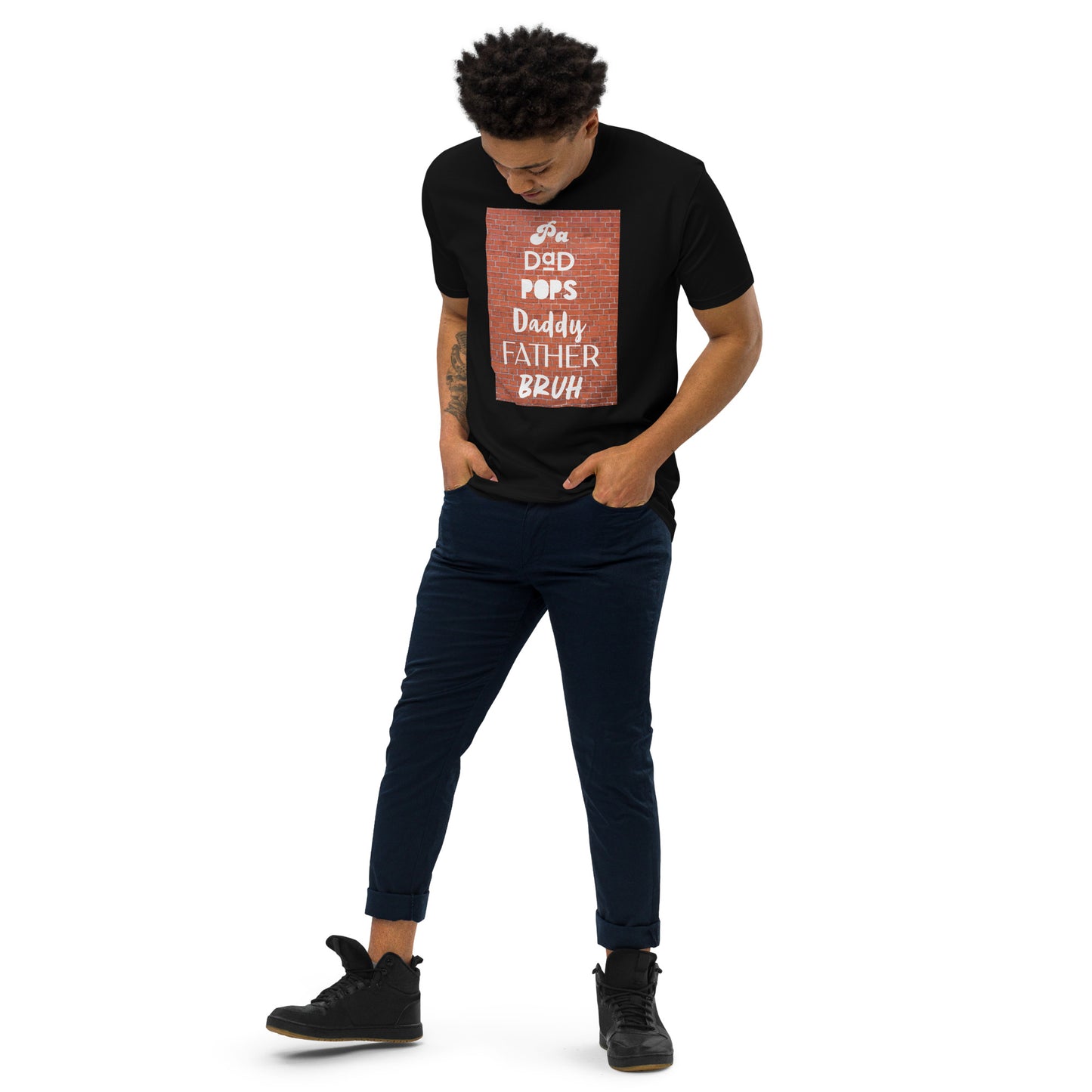 Classic Soulstar 1984 Brick Dad Names Men’s Premium Heavyweight Tee